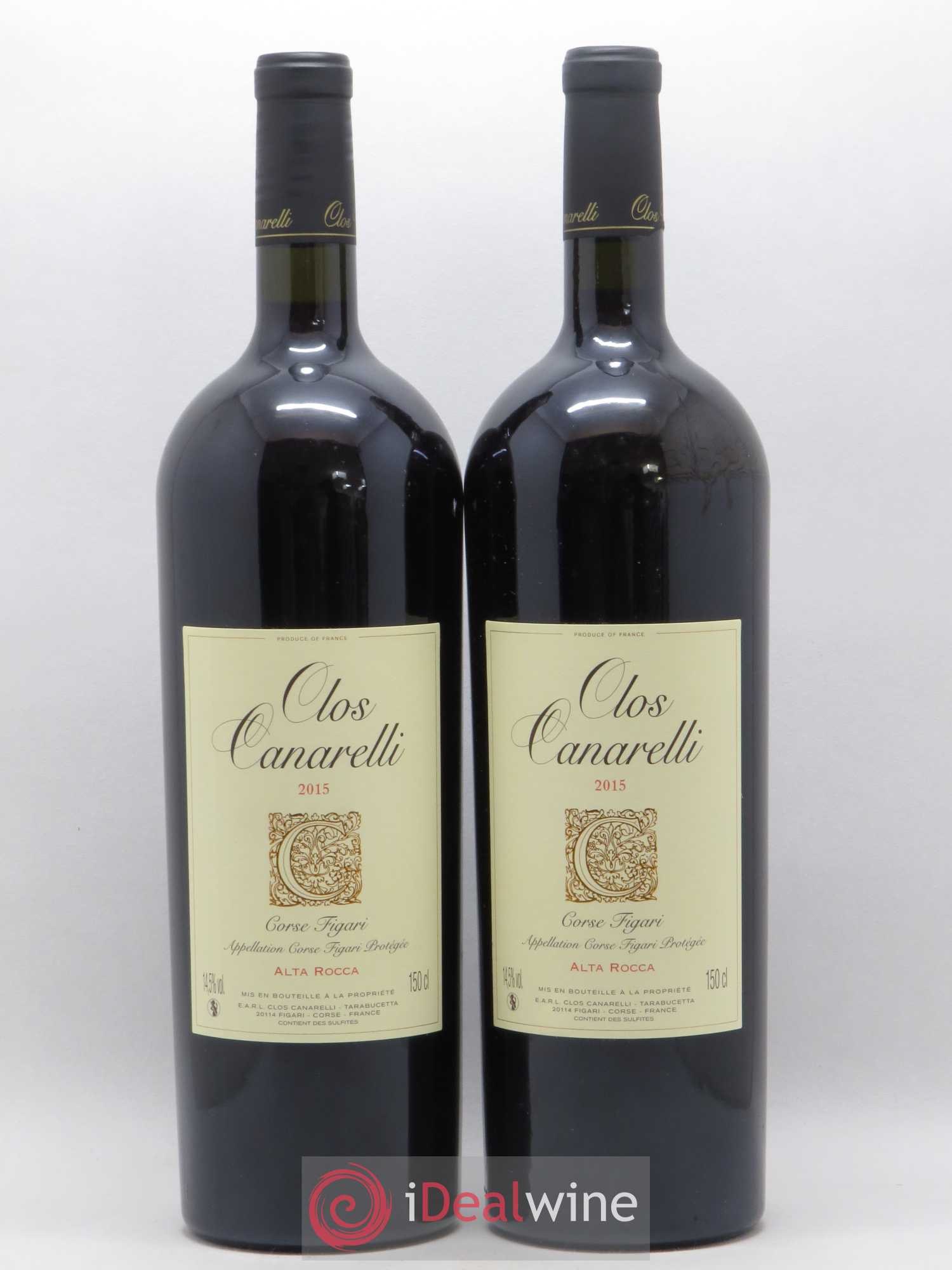Vin de Corse Figari Alta Rocca Clos Canarelli 2015 - Lot de 2 magnums - 0