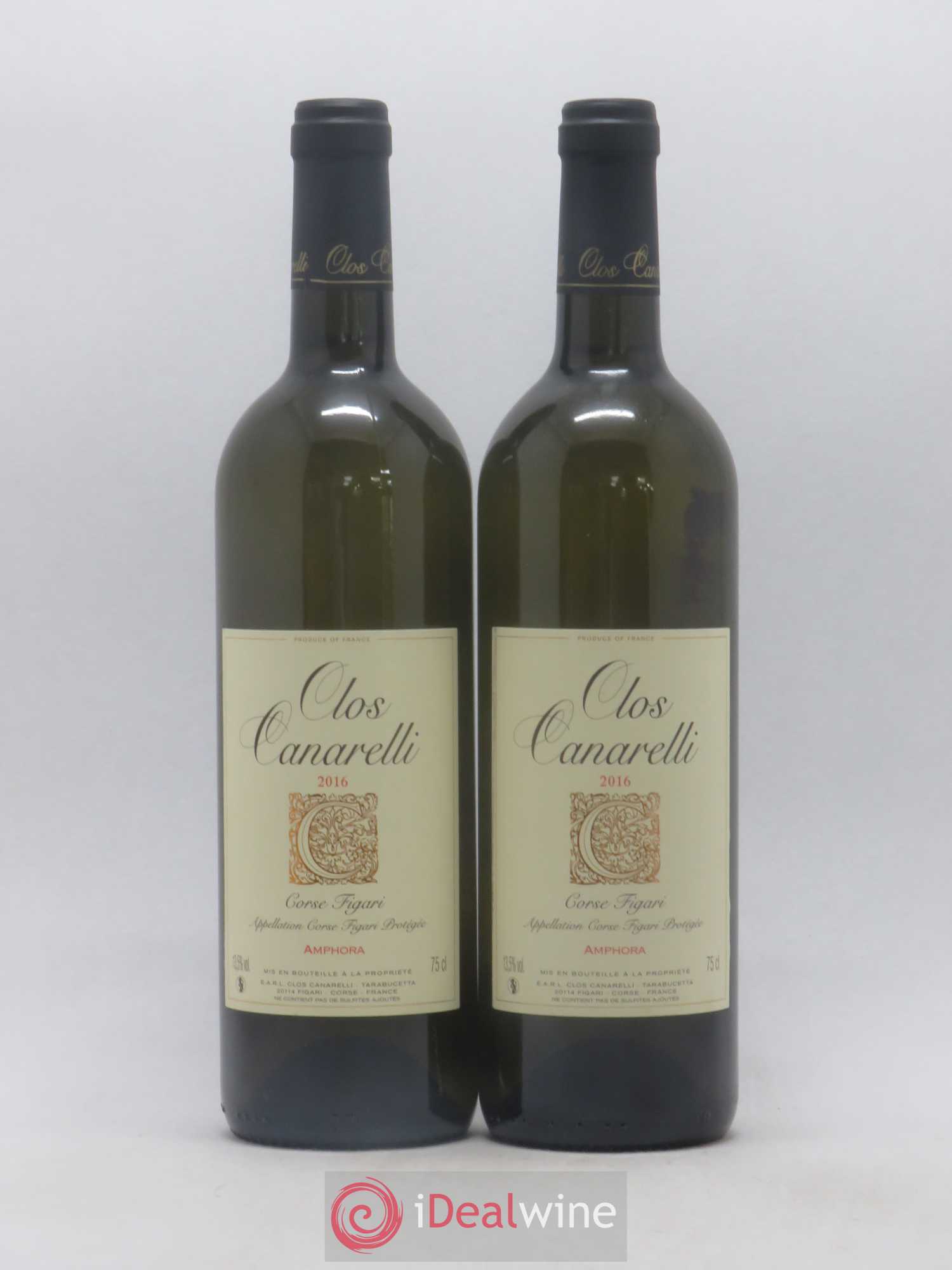 Figari Amphora Clos Canarelli 2016 - Lot de 2 bouteilles - 0