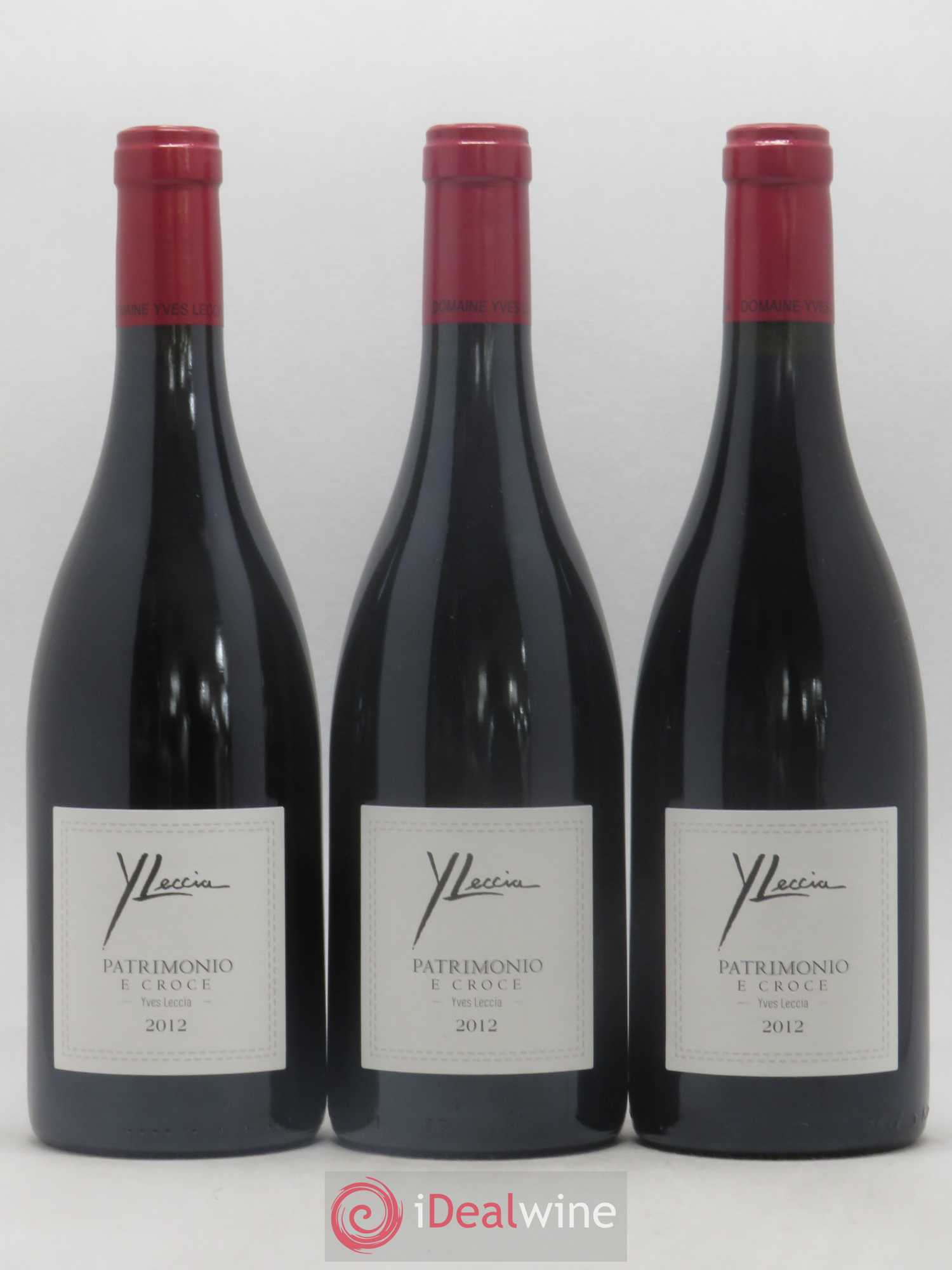 Patrimonio Domaine d' E. Croce Yves Leccia 2012 - Lot de 3 bouteilles - 0