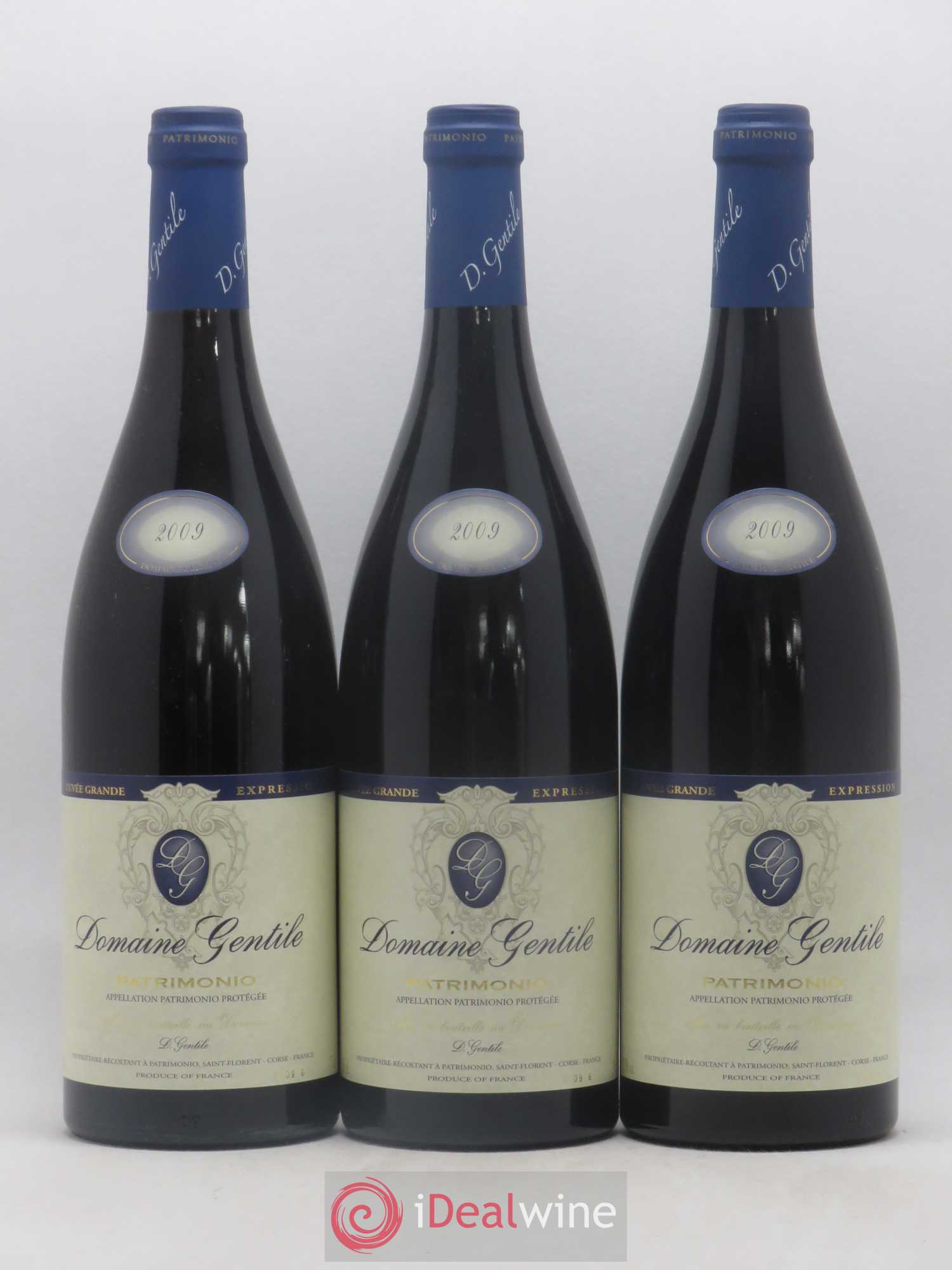 Patrimonio Grande Expression Gentile (Domaine) 2009 - Lot de 3 bouteilles - 0