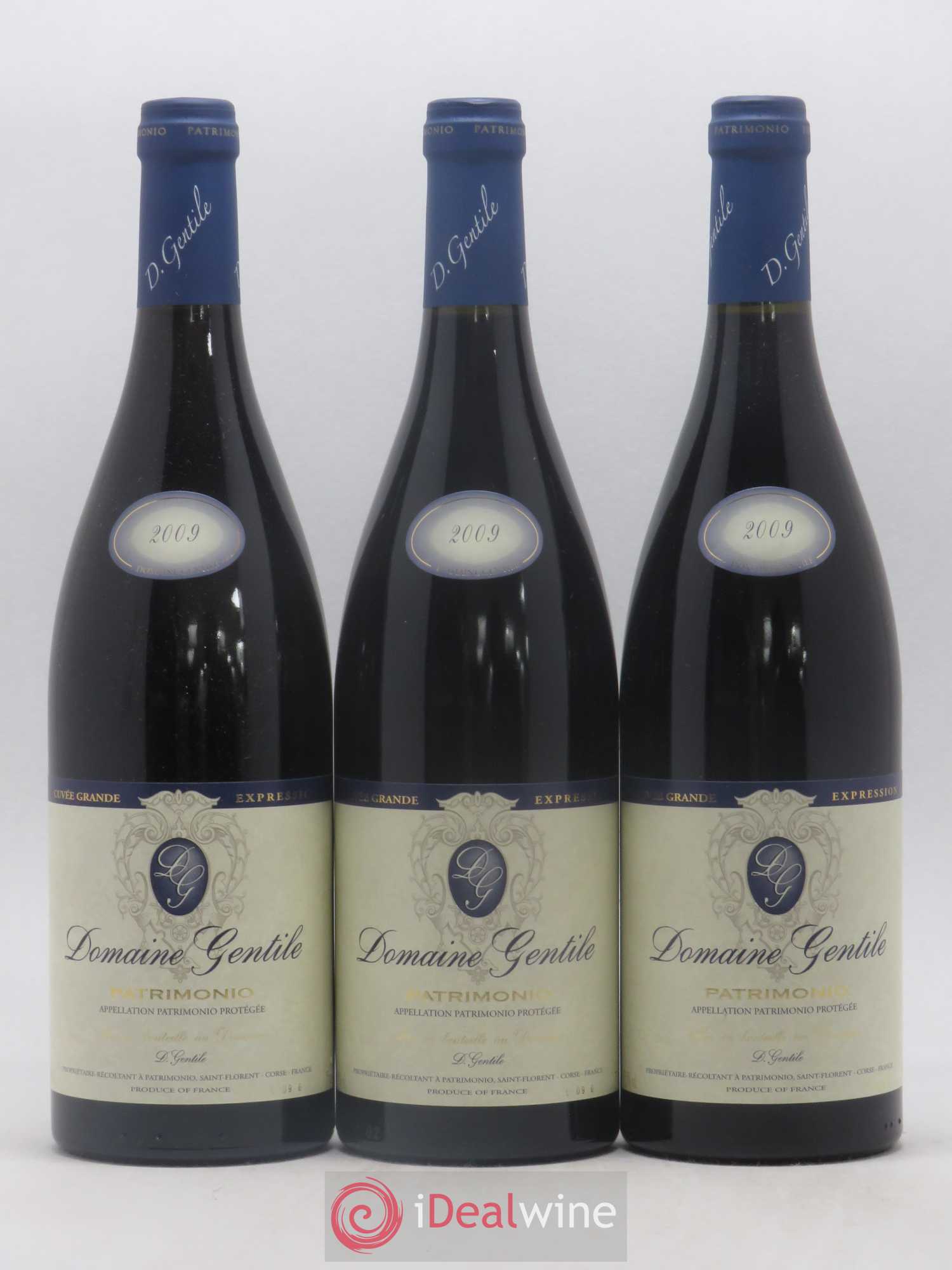 Patrimonio Grande Expression Gentile (Domaine) 2009 - Lot de 3 bouteilles - 0