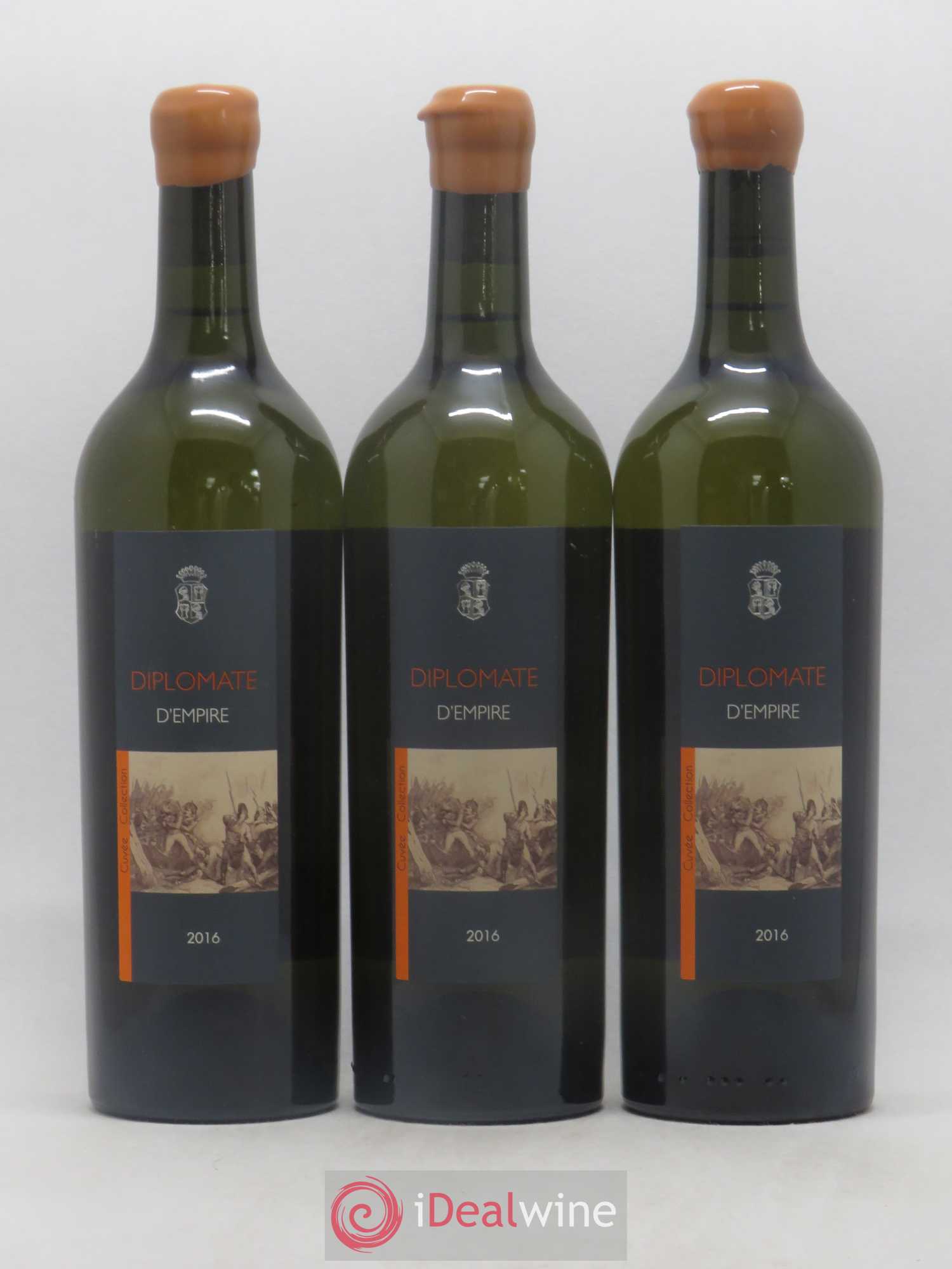 Vin de France Diplomate d'Empire Comte Abbatucci (Domaine) 2016 - Lot de 3 bouteilles - 0