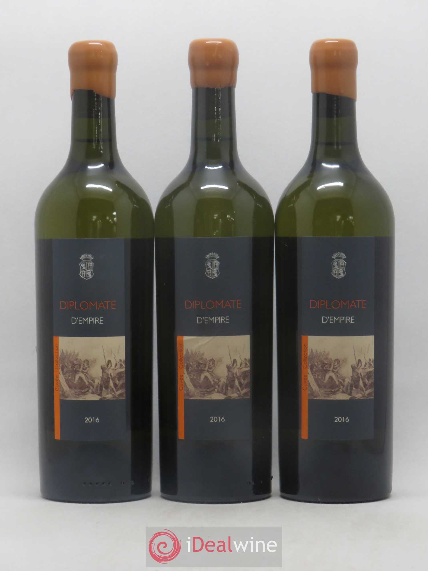 Vin de France Diplomate d'Empire Comte Abbatucci (Domaine) 2016 - Lot de 3 bouteilles - 0