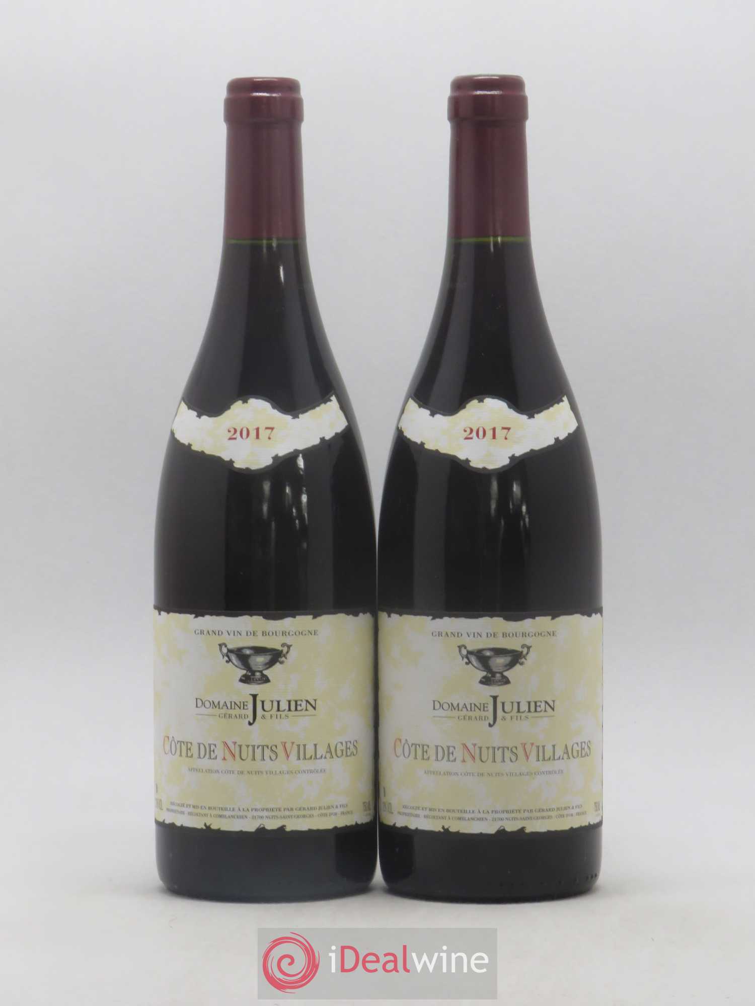 Côte de Nuits-Villages Domain Gérard Julien et Fils 2017 - Lot de 2 bouteilles - 0