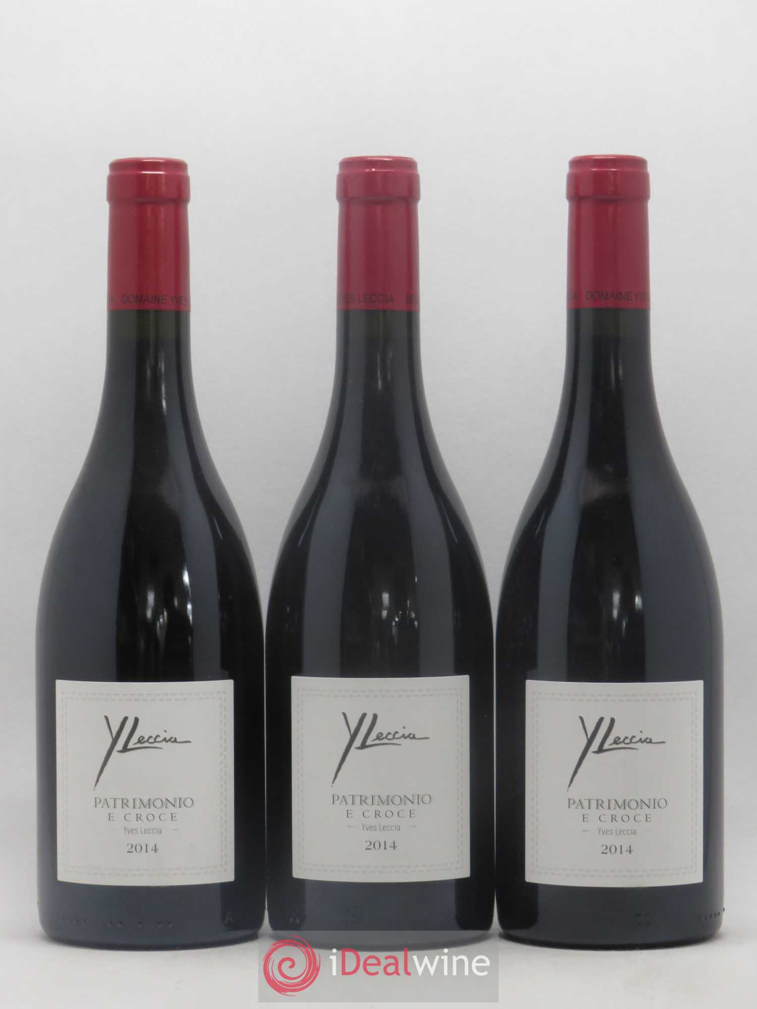 Patrimonio Domaine d' E. Croce Yves Leccia 2014 - Lot de 3 bouteilles - 0