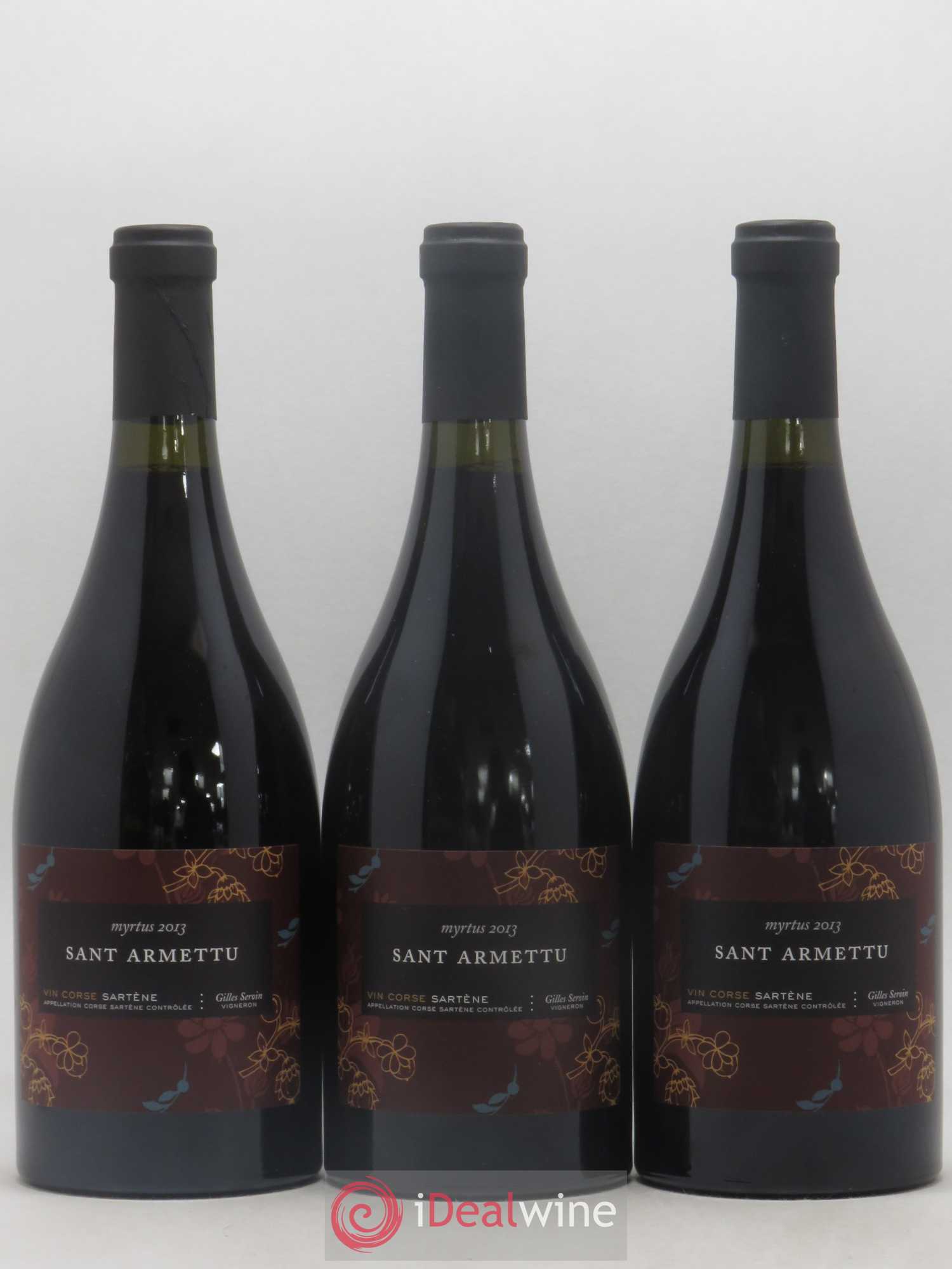 Vin de Corse Sant Armettu Myrtus 2013 - Posten von 3 Flaschen - 0