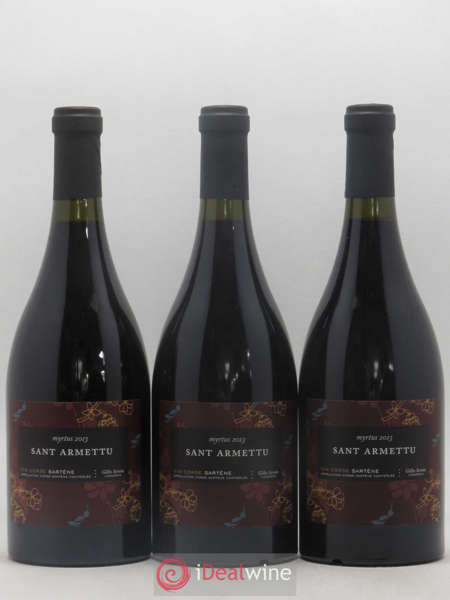 Vin de Corse Sant Armettu Myrtus 2013 - Posten von 3 Flaschen - 0