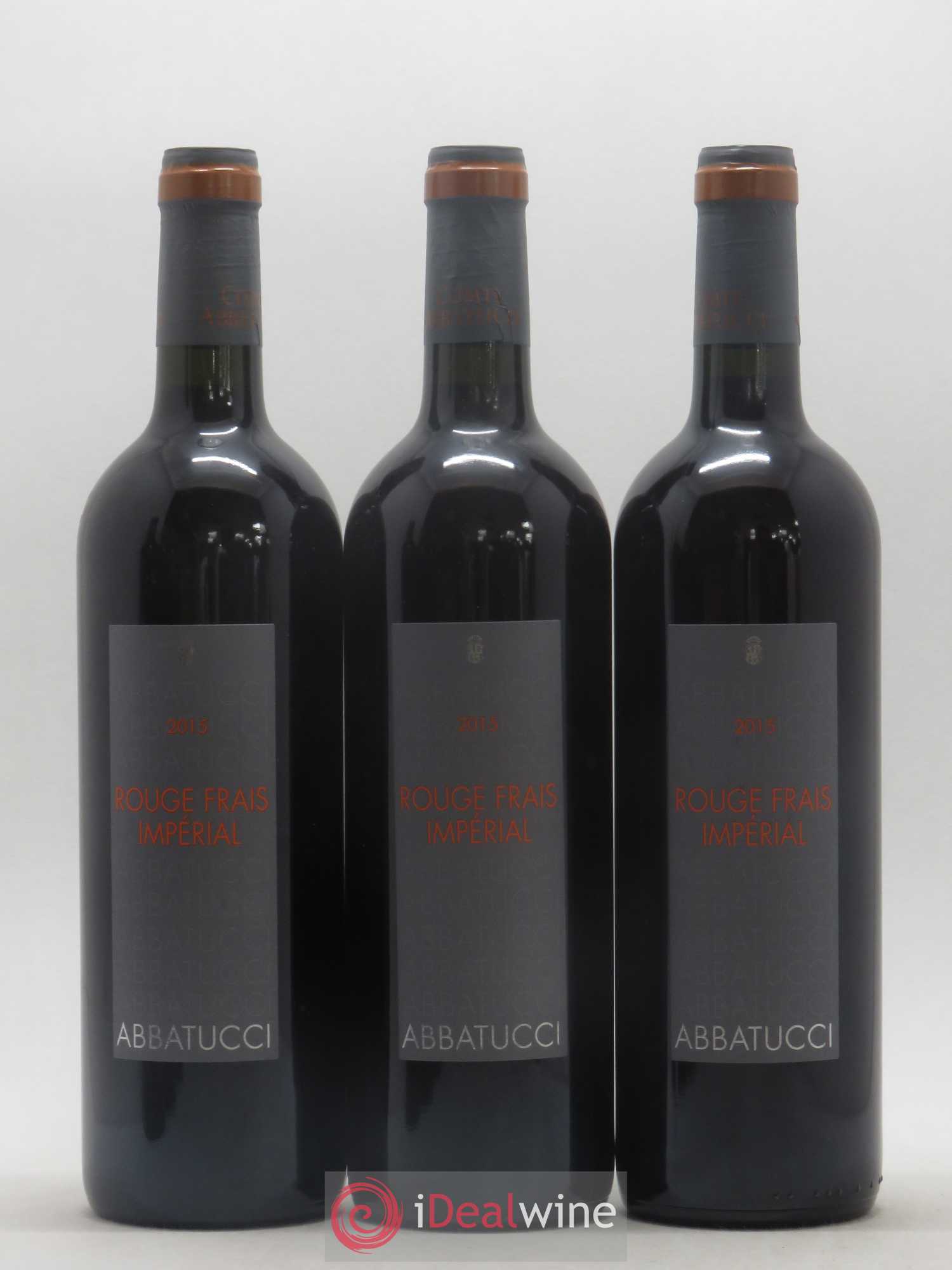 Vin de France Rouge Frais Impérial Comte Abbatucci (Domaine) 2015 - Lot de 6 bouteilles - 1