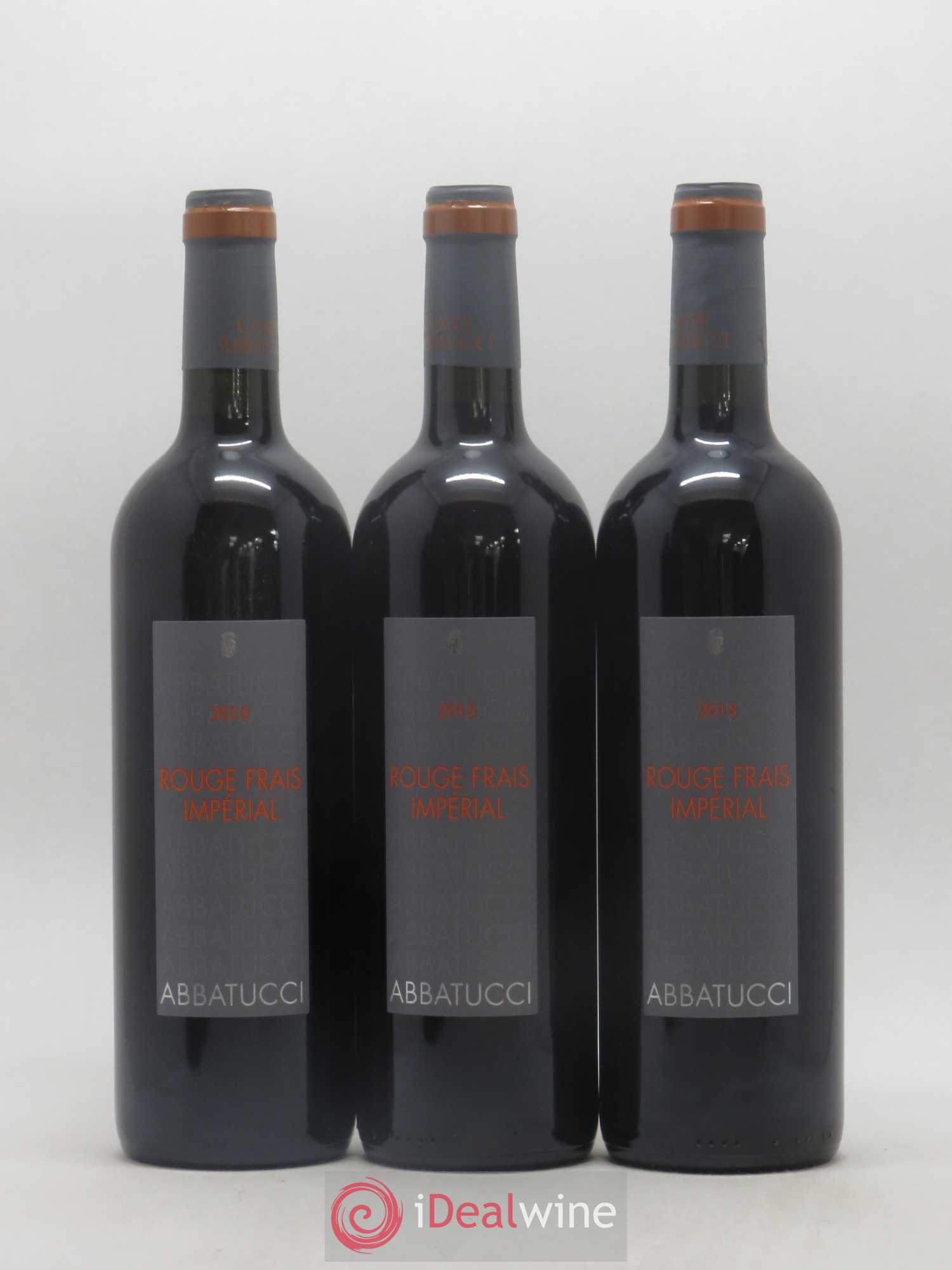 Vin de France Rouge Frais Impérial Comte Abbatucci (Domaine) 2015 - Lot de 6 bouteilles - 1