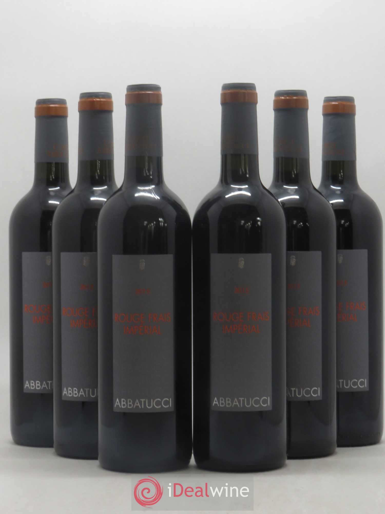 Vin de France Rouge Frais Impérial Comte Abbatucci (Domaine) 2015 - Lot de 6 bouteilles - 0