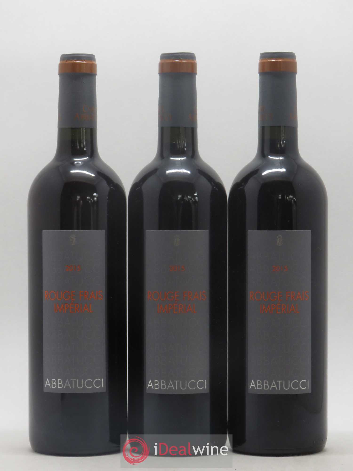 Vin de France Rouge Frais Impérial Comte Abbatucci (Domaine) 2015 - Lot de 3 bouteilles - 0