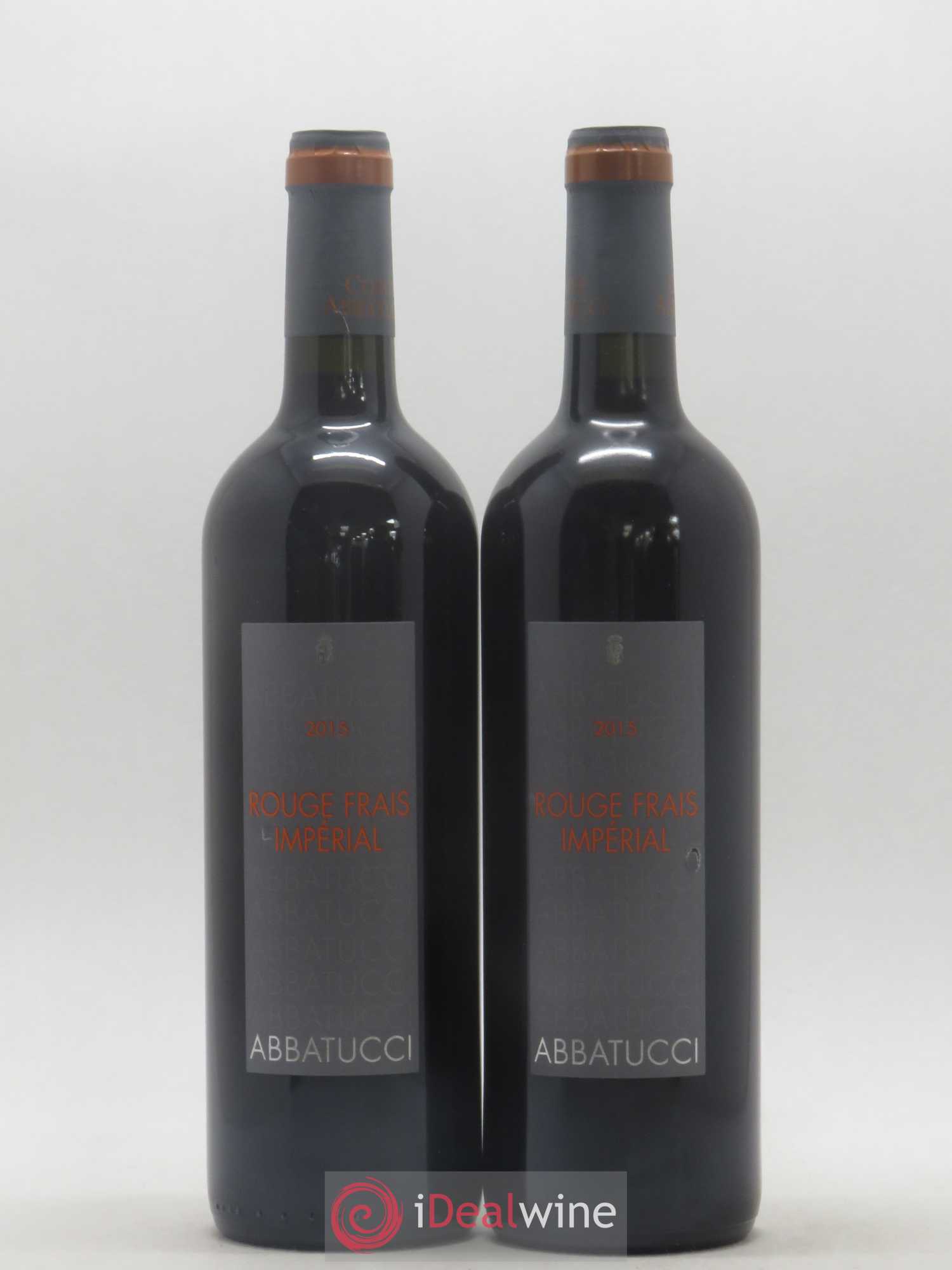 Vin de France Rouge Frais Impérial Comte Abbatucci (Domaine) 2015 - Lot de 2 bouteilles - 0