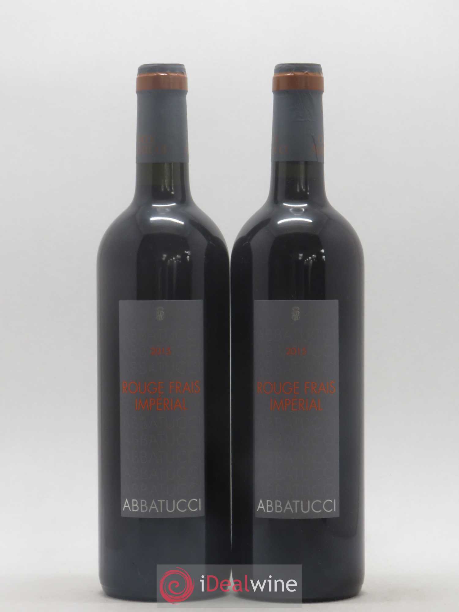 Vin de France Rouge Frais Impérial Comte Abbatucci (Domaine) 2015 - Lot de 2 bouteilles - 0