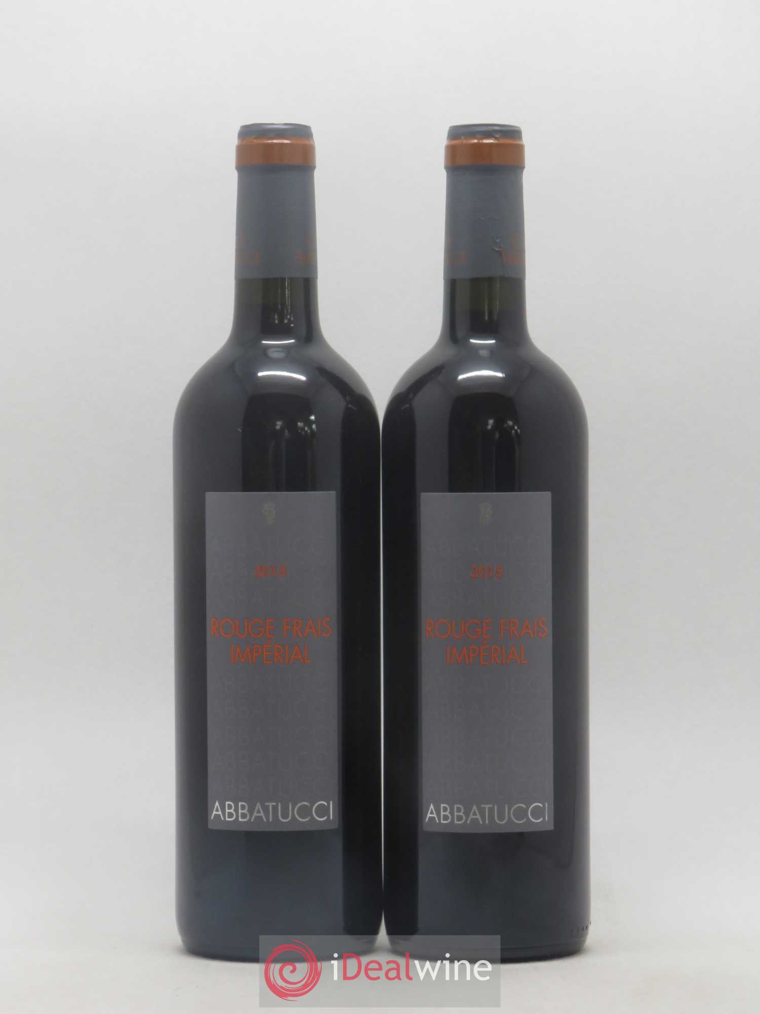 Vin de France Rouge Frais Impérial Comte Abbatucci (Domaine) 2015 - Lot de 2 bouteilles - 0