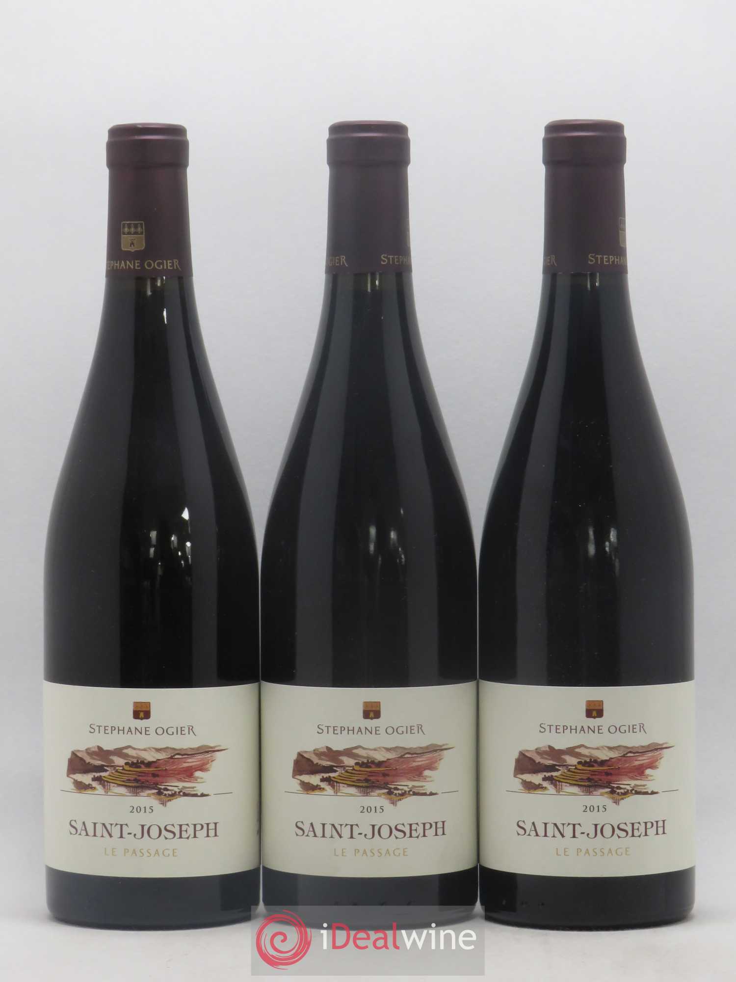 Saint-Joseph Le Passage Stéphane Ogier 2015 - Lot de 3 bouteilles - 0