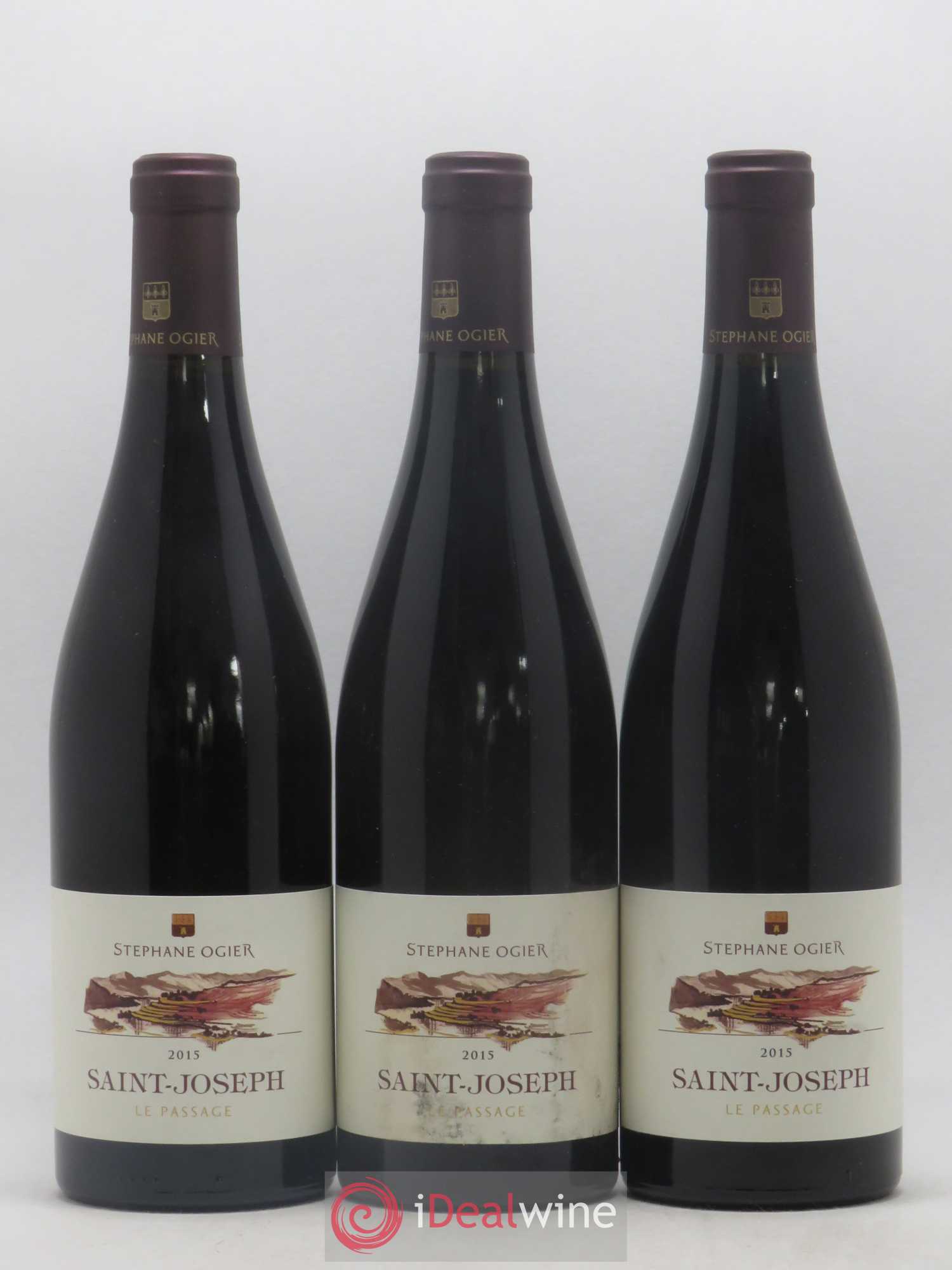 Saint-Joseph Le Passage Stéphane Ogier 2015 - Lot de 3 bouteilles - 0