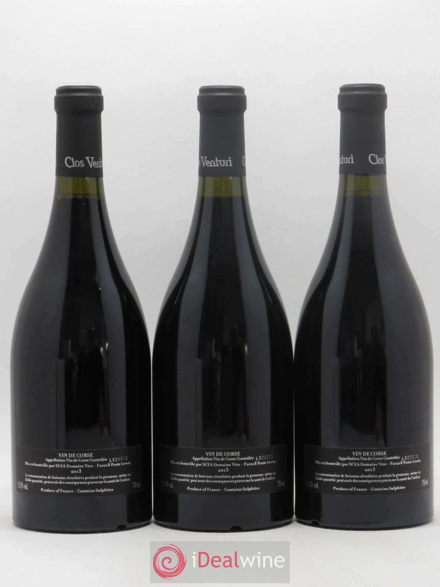 Vin de Corse Clos Venturi Domaine Vico 2013 - Posten von 3 Flaschen - 1
