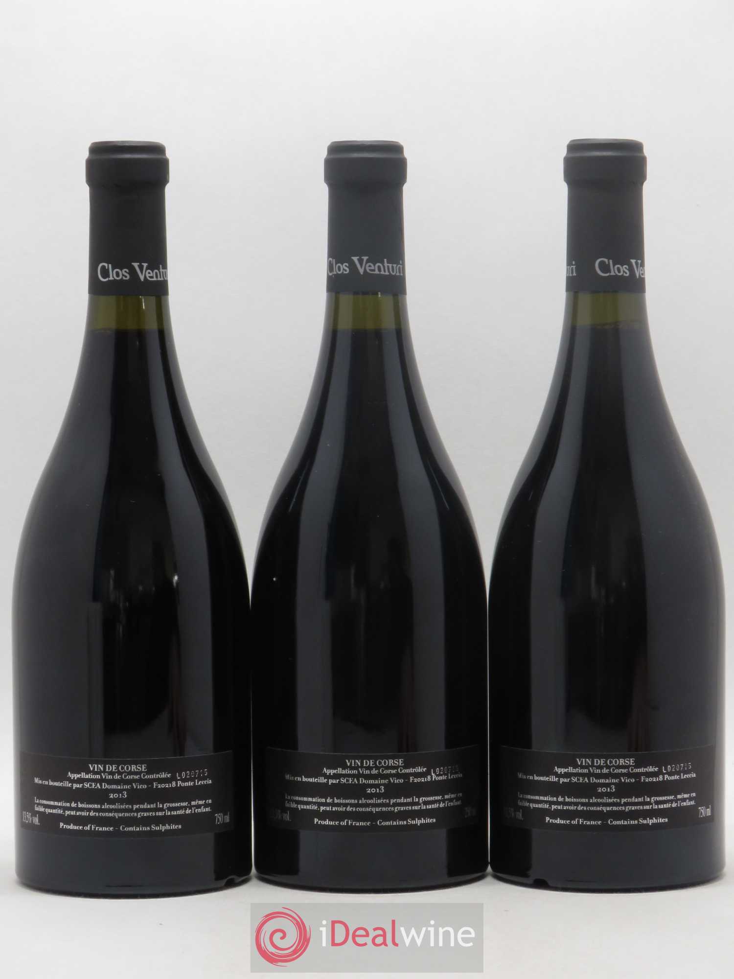 Vin de Corse Clos Venturi Domaine Vico 2013 - Posten von 3 Flaschen - 1