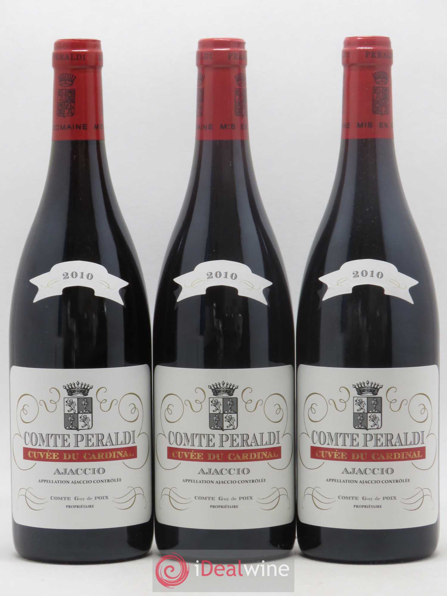 Ajaccio Cuvée du Cardinal Comte Peraldi (Domaine) 2010 - Lot de 3 bouteilles - 0