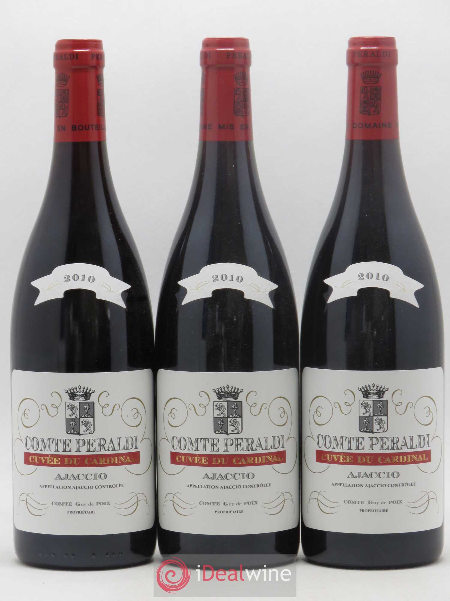Ajaccio Cuvée du Cardinal Comte Peraldi (Domaine) 2010 - Lot de 3 bouteilles - 0