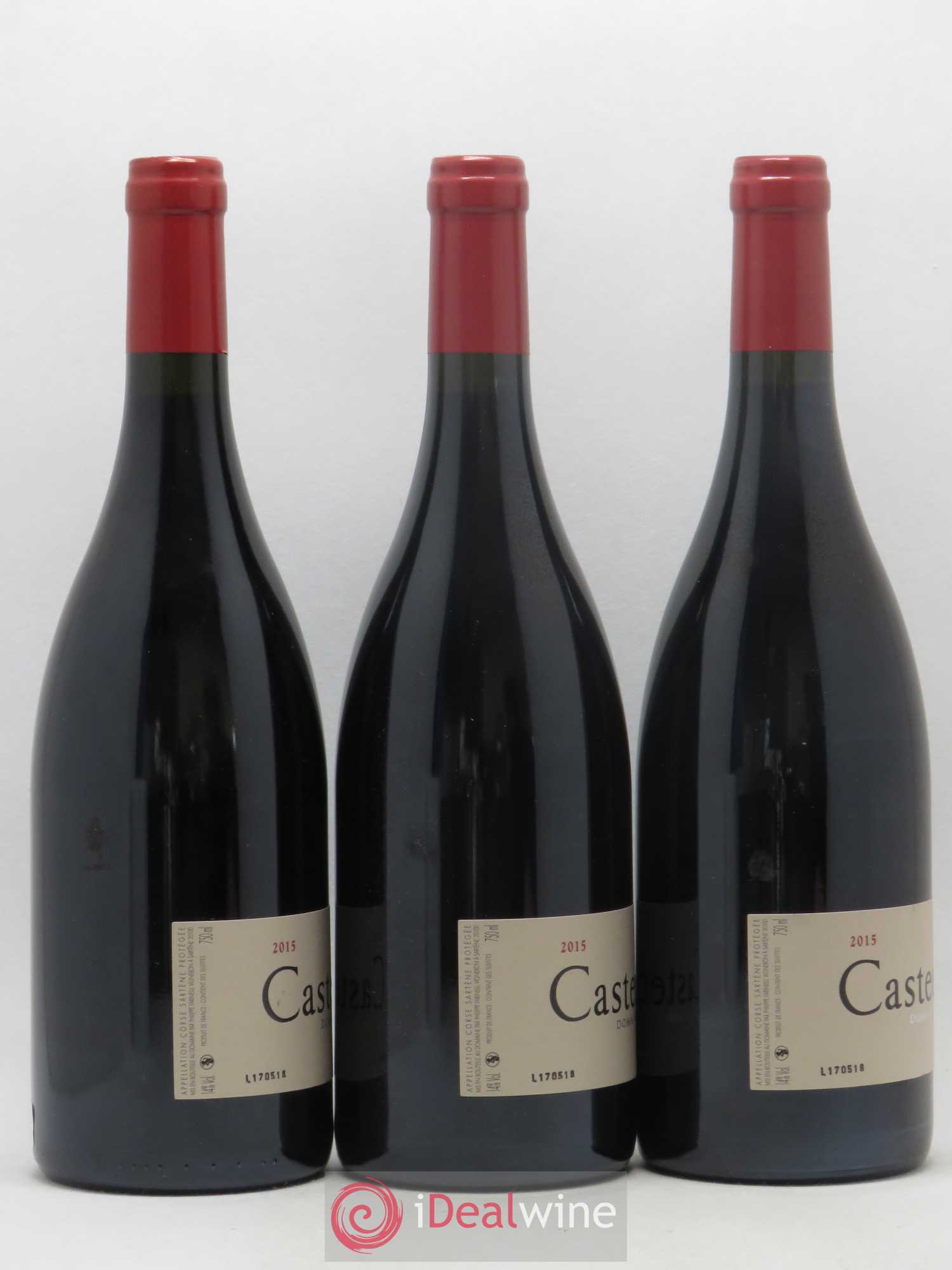 Vin de Corse Saparale Casteddu  2015 - Lot de 3 bouteilles - 1