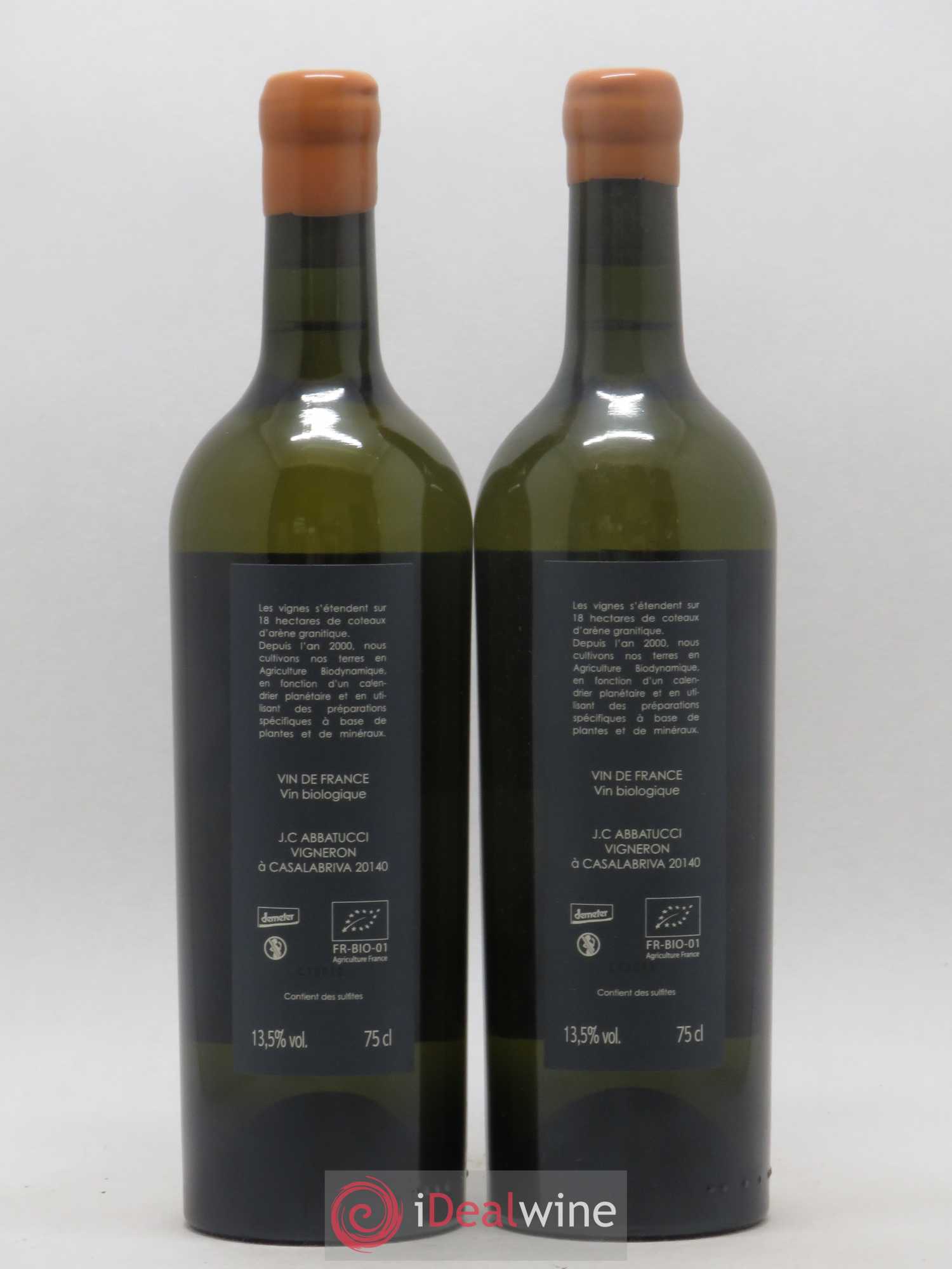 Vin de France Diplomate d'Empire Comte Abbatucci (Domaine) 2016 - Lot de 2 bouteilles - 1