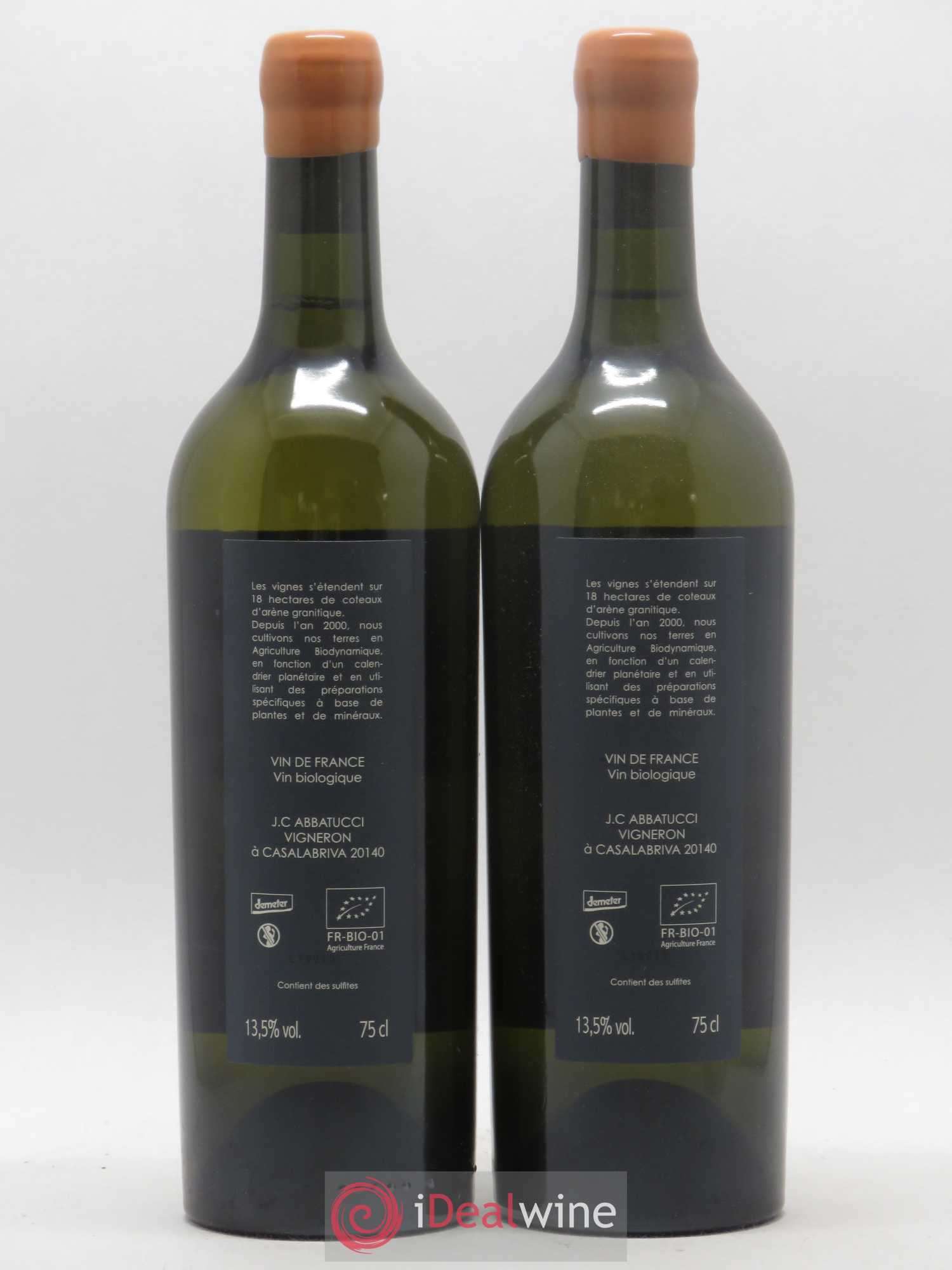 Vin de France Diplomate d'Empire Comte Abbatucci (Domaine) 2016 - Lot de 2 bouteilles - 1