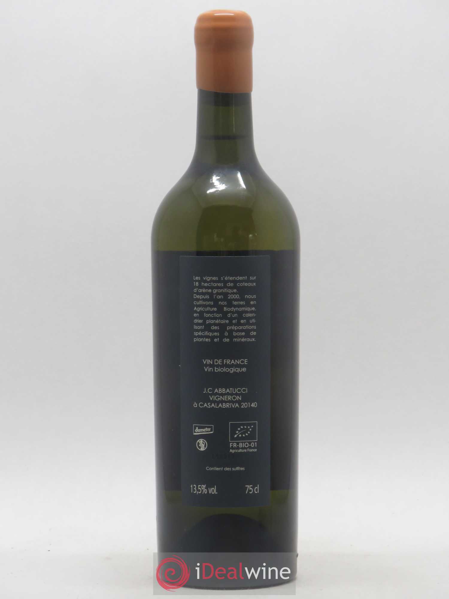 Vin de France Diplomate d'Empire Comte Abbatucci (Domaine) 2016 - Lot de 1 bouteille - 1