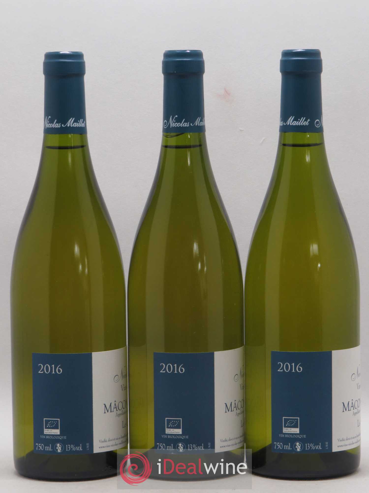 Mâcon-Verzé Le Chemin Blanc Nicolas Maillet 2016 - Lot de 6 bouteilles - 4