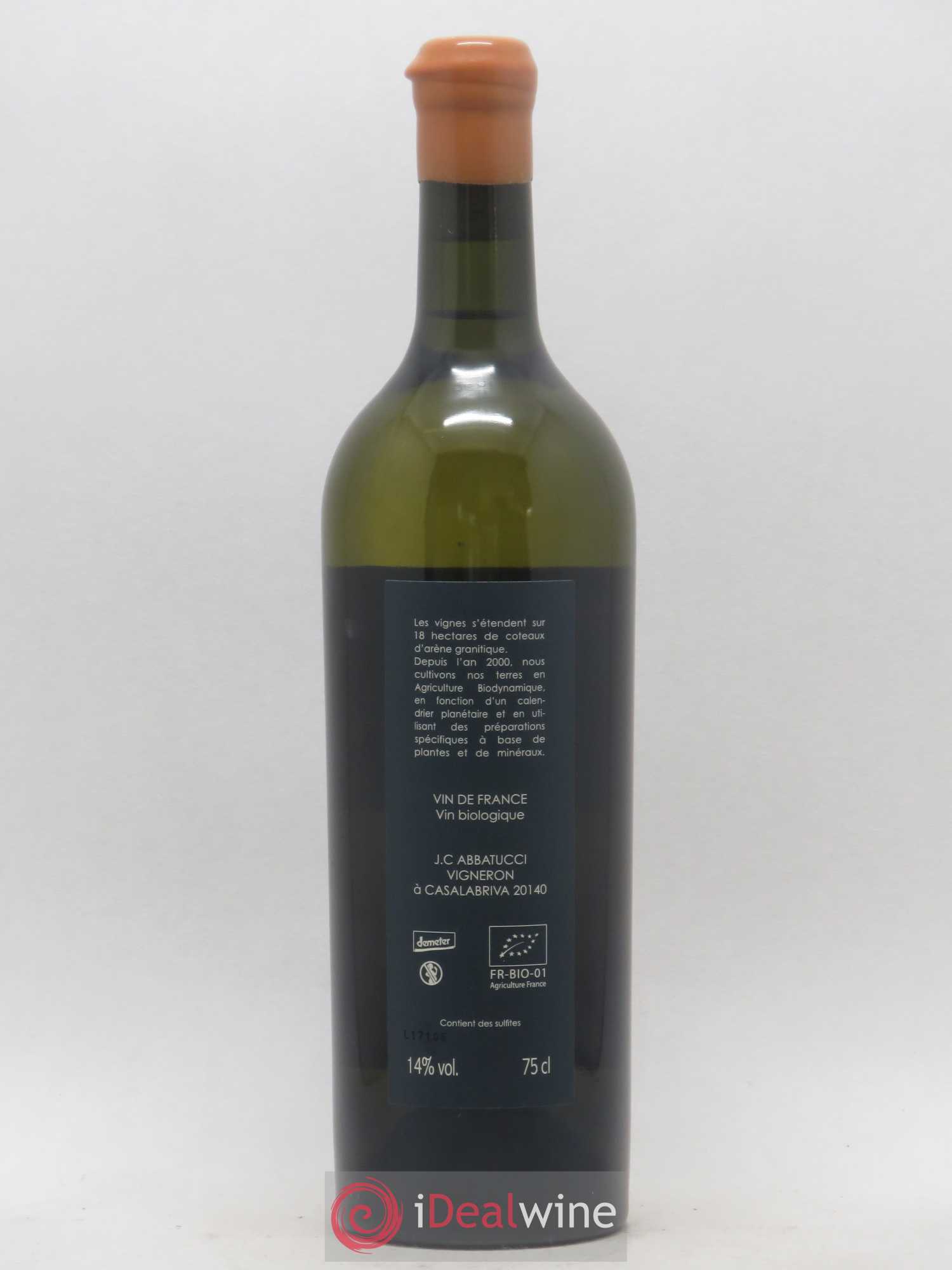 Vin de France Diplomate d'Empire Comte Abbatucci (Domaine) 2017 - Posten von 1 Flasche - 1