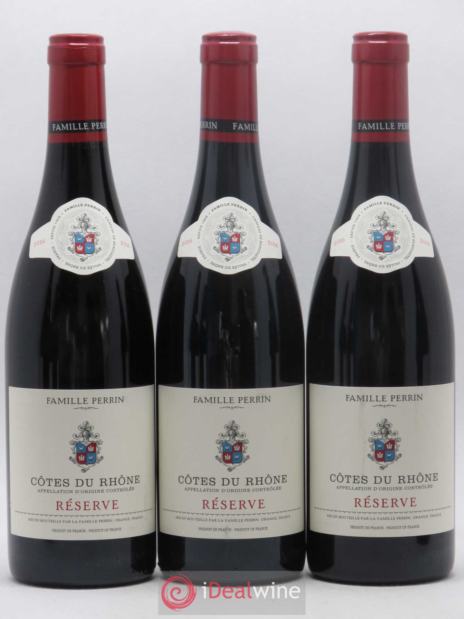 Côtes-du-Rhône Reserve Perrin & Fils (sans prix de réserve) 2016 - Posten von 6 Flaschen - 2