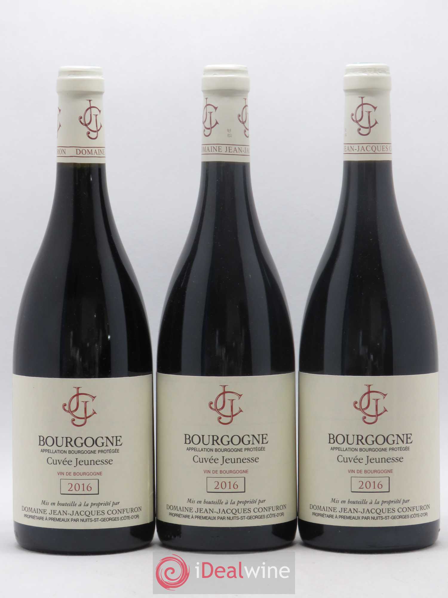 Bourgogne Cuvée Jeunesse Jean-Jacques Confuron 2016 - Posten von 3 Flaschen - 0