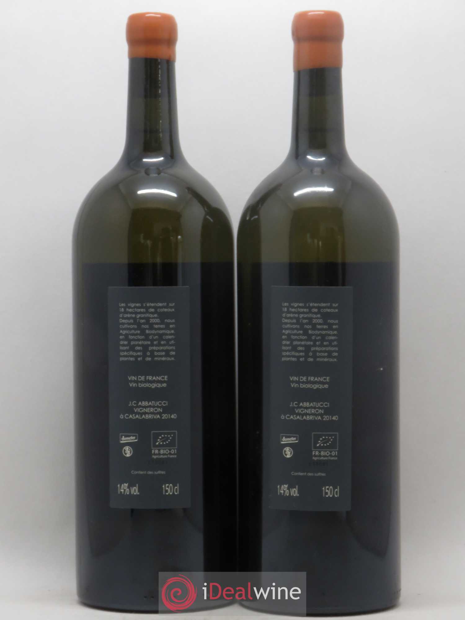 Vin de France Diplomate d'Empire Comte Abbatucci (Domaine) 2015 - Lot de 2 magnums - 1