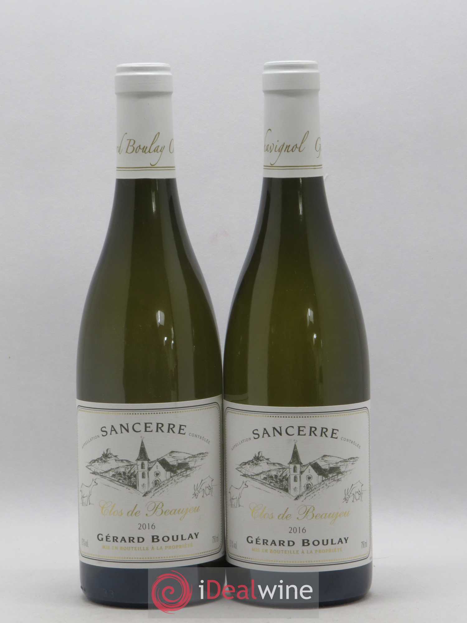 Sancerre Clos de Beaujeu Gérard Boulay 2016 - Lot de 2 bouteilles - 0