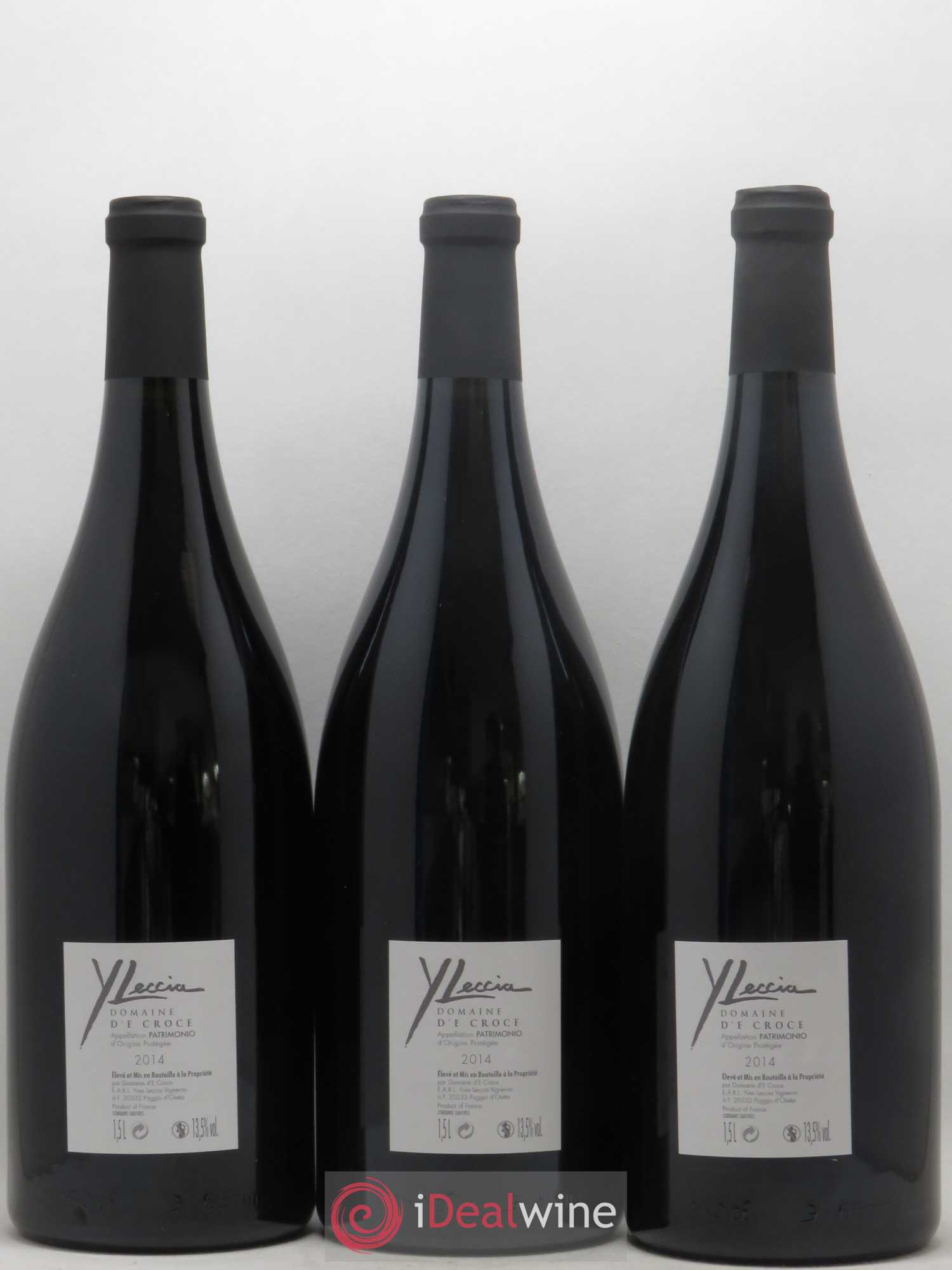 Patrimonio Domaine d' E. Croce Yves Leccia 2014 - Lot de 3 magnums - 1