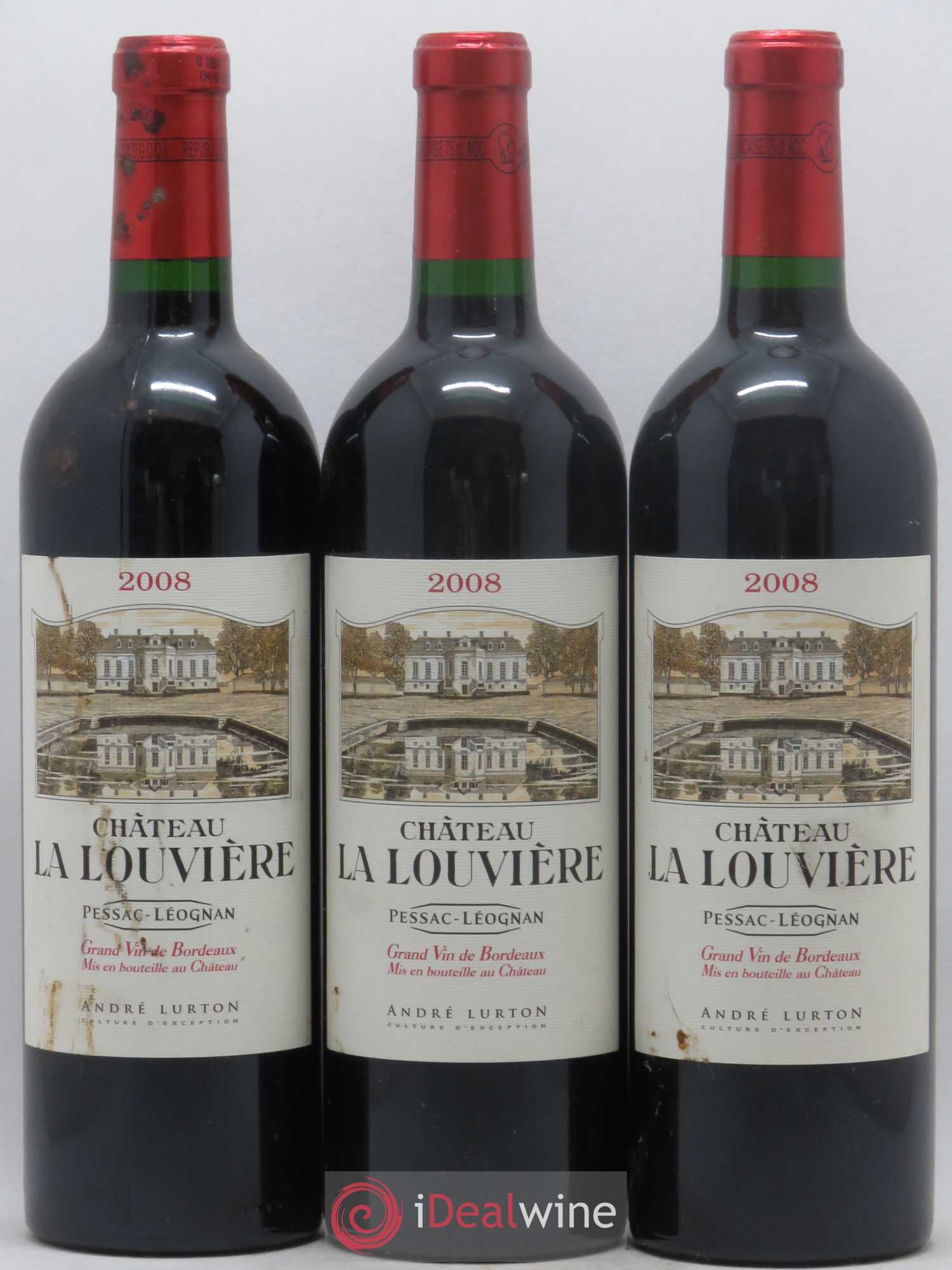 Château la Louvière 2008 - Lot de 6 bouteilles - 2