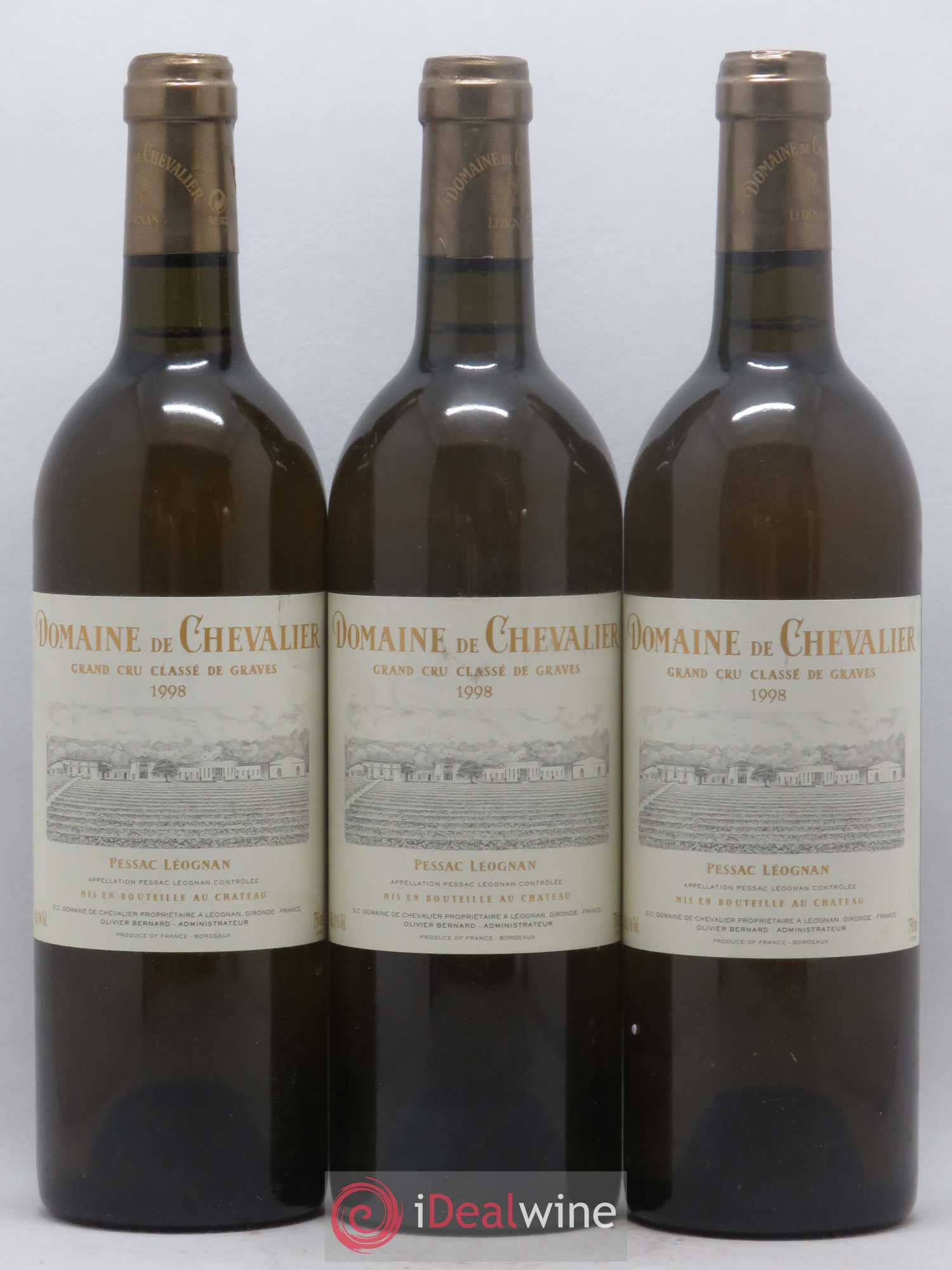 Domaine de Chevalier Cru Classé de Graves 1998 - Lot de 6 bouteilles - 1