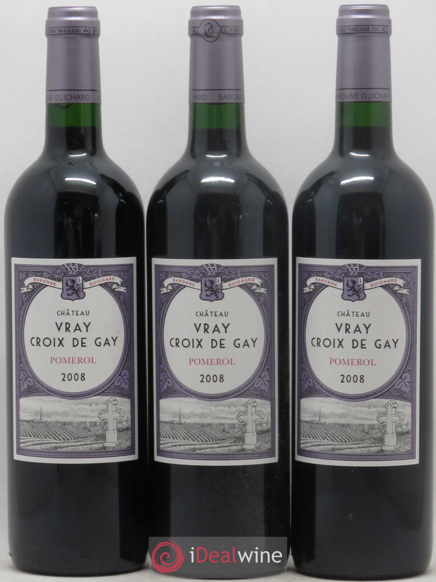 Château Vray Croix de Gay 2008 - Lot de 12 bouteilles - 1