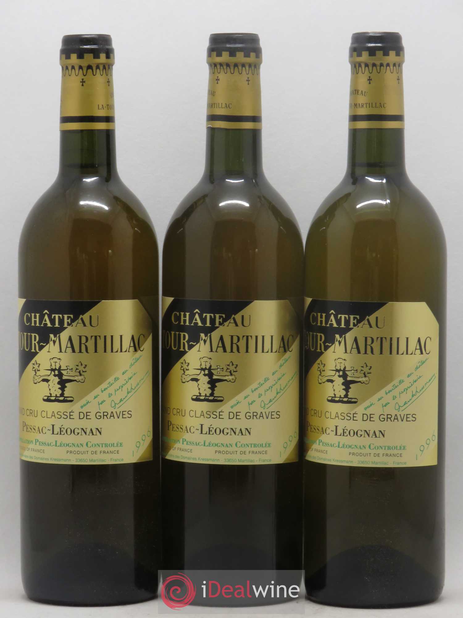 Château Latour-Martillac Cru Classé de Graves 1996 - Lot de 12 bouteilles - 2