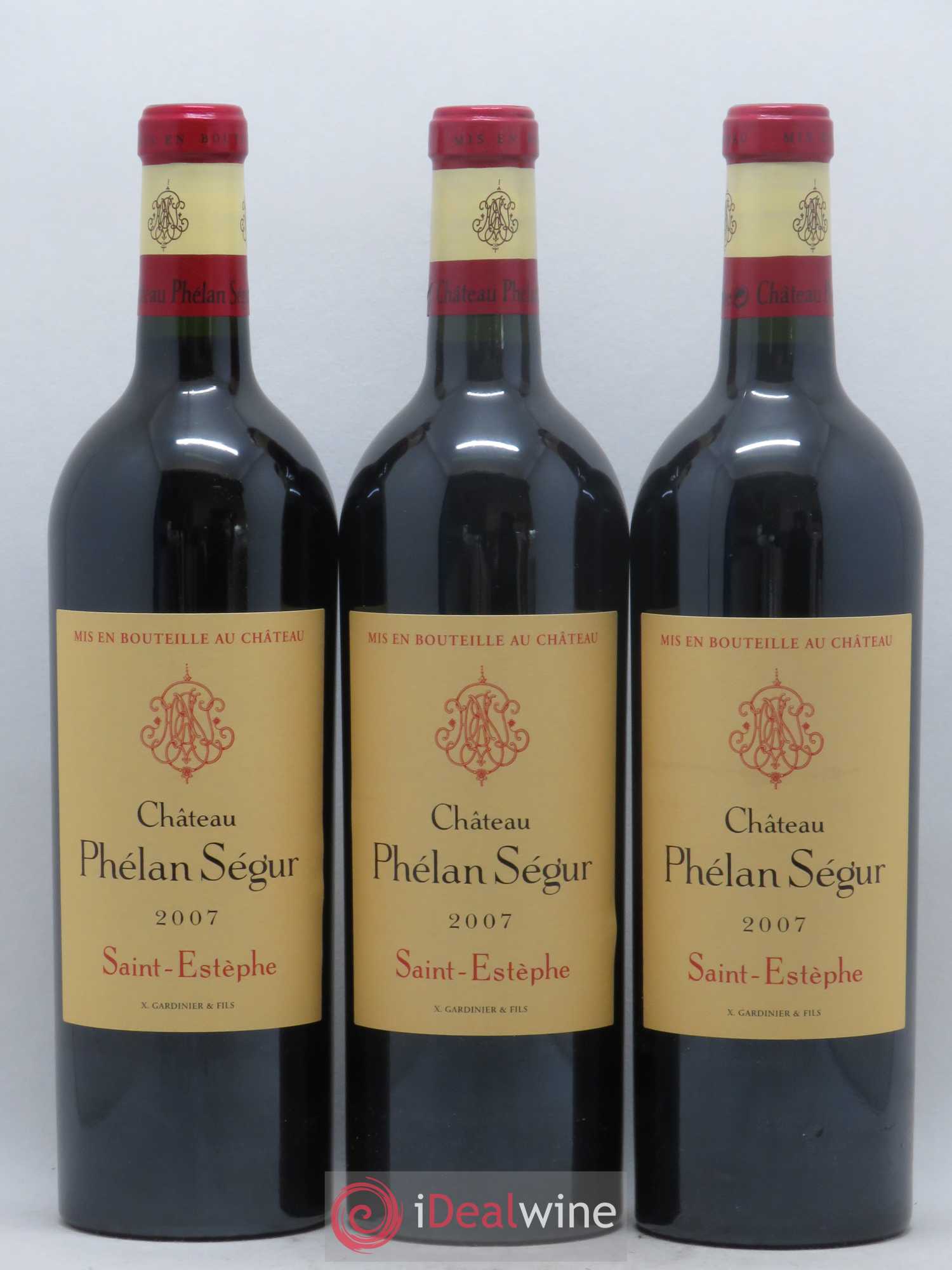 Château Phélan Ségur 2007 - Lot de 6 bouteilles - 2