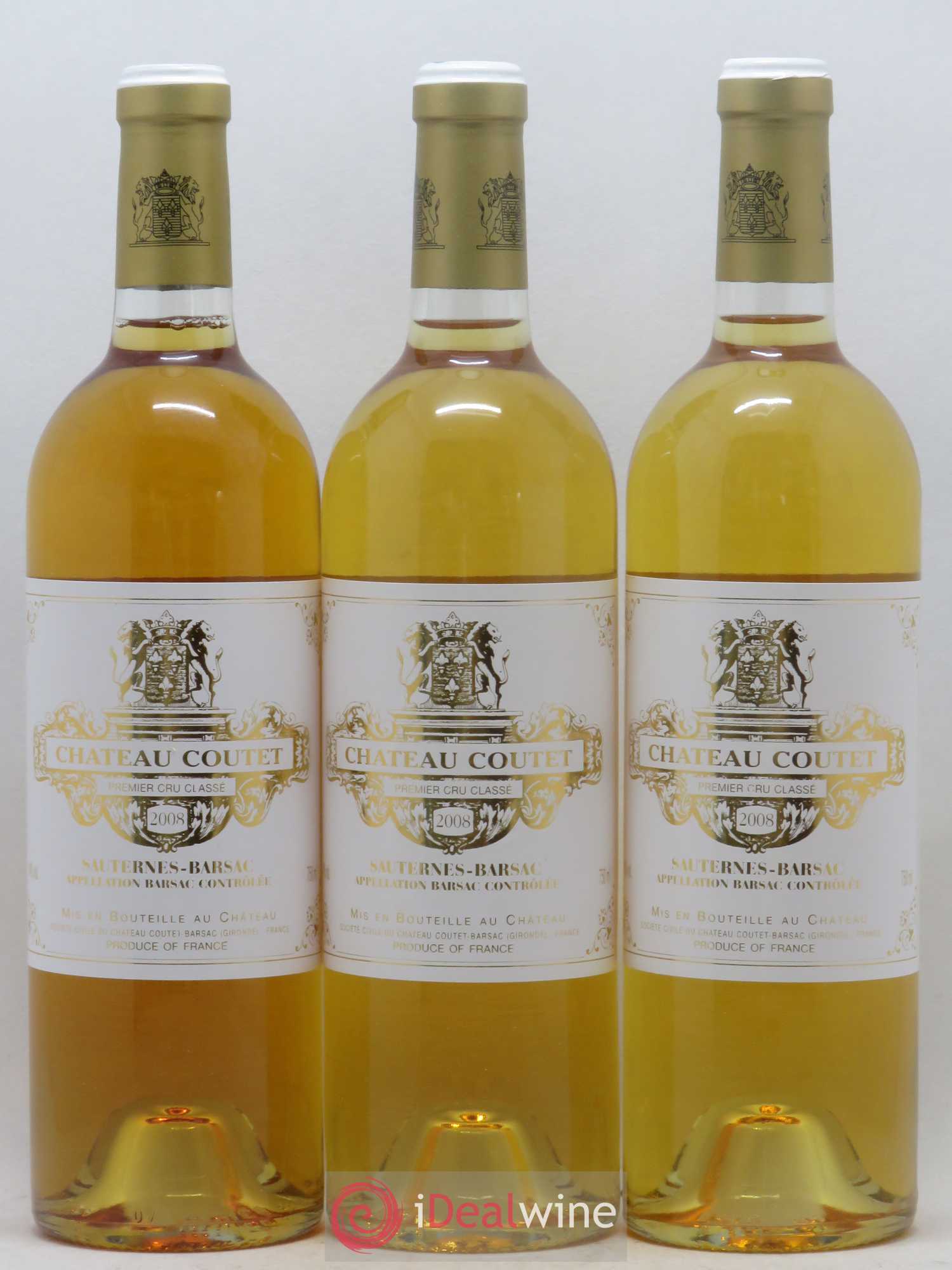 Château Coutet 1er Grand Cru Classé 2008 - Lotto di 6 bottiglie - 1