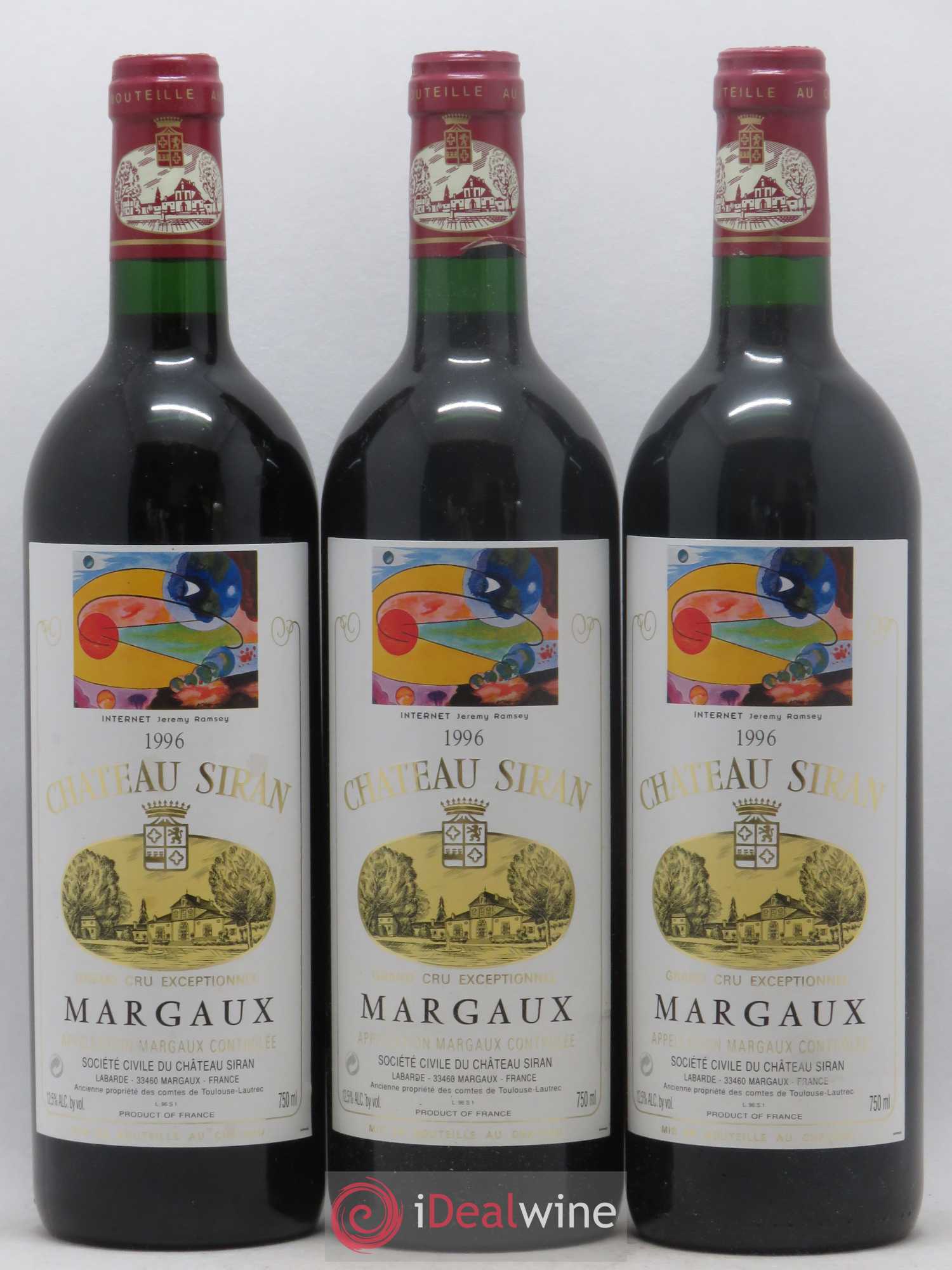 Château Siran 1996 - Lot de 12 bouteilles - 4