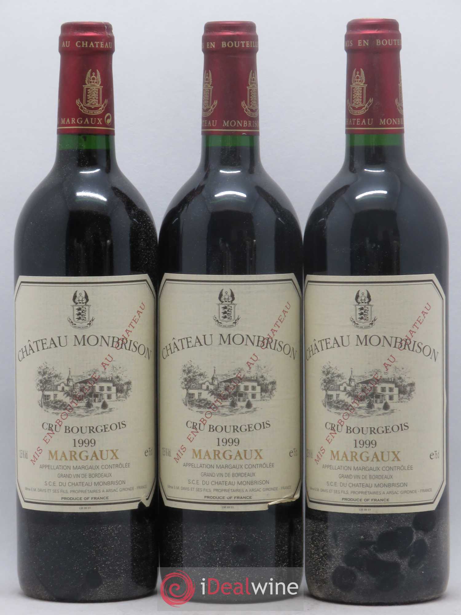 Château Monbrison 1999 - Lot de 12 bouteilles - 4