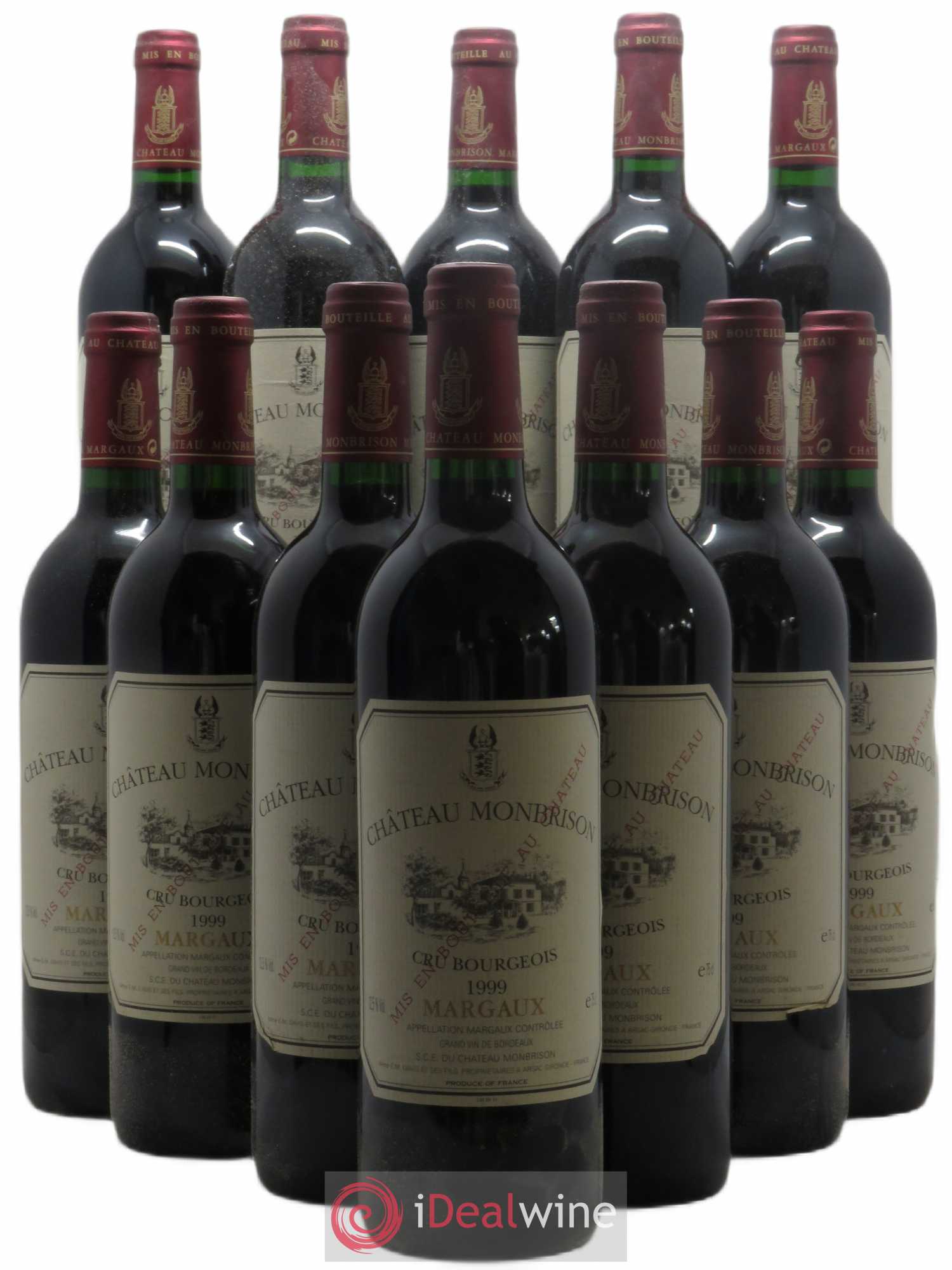 Château Monbrison 1999 - Lot de 12 bouteilles - 0