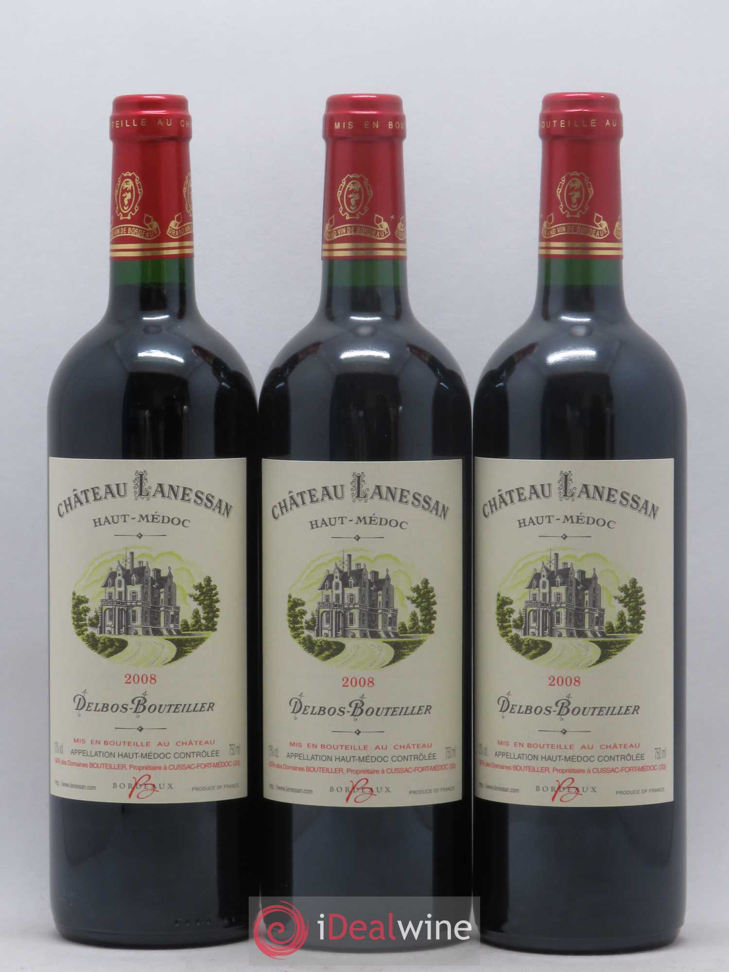 Château Lanessan Cru Bourgeois 2008 - Lot de 12 bouteilles - 1