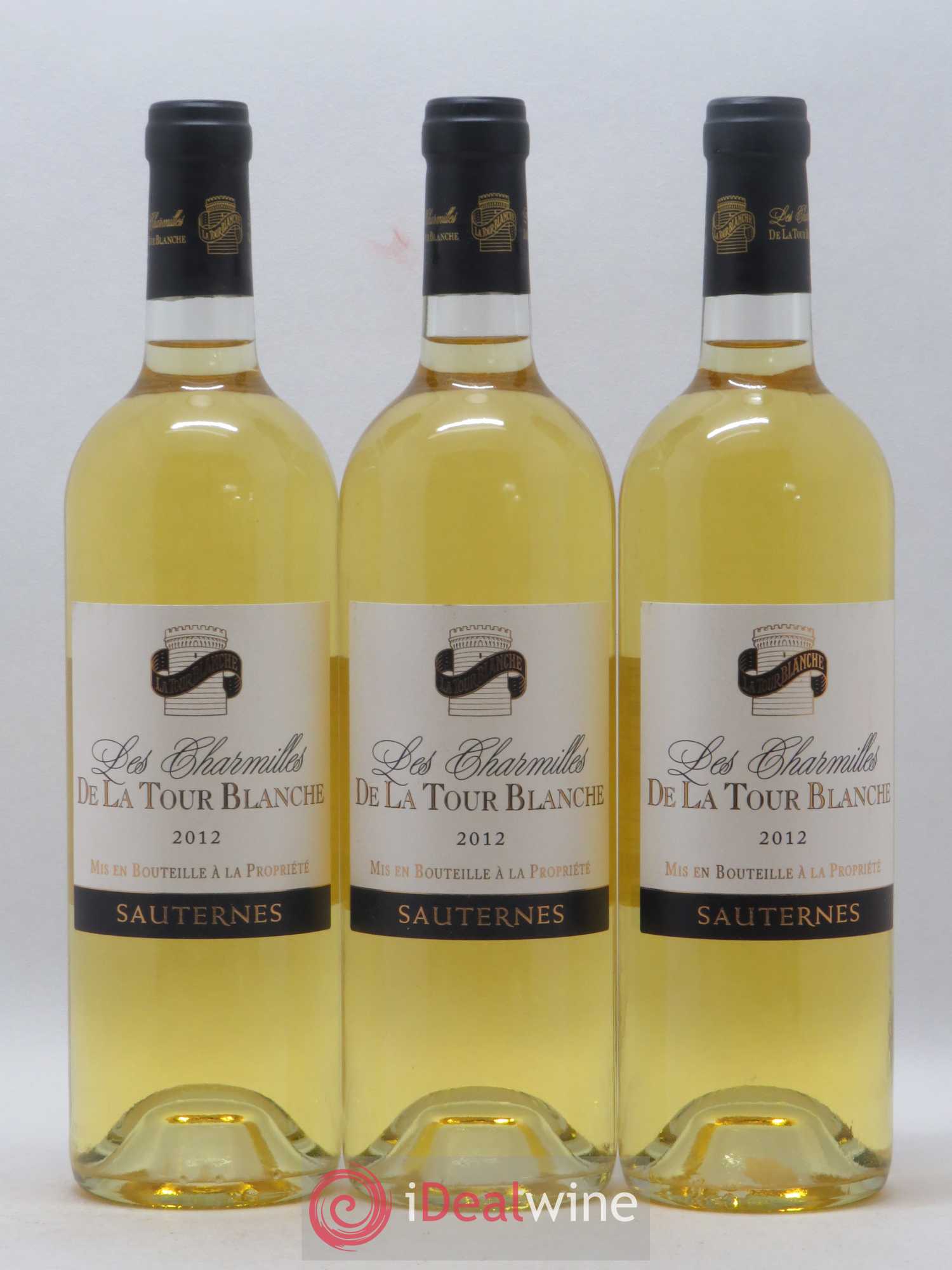 Sauternes Les Charmilles de la Tour Blanche (sans prix de réserve) 2012 - Posten von 6 Flaschen - 1
