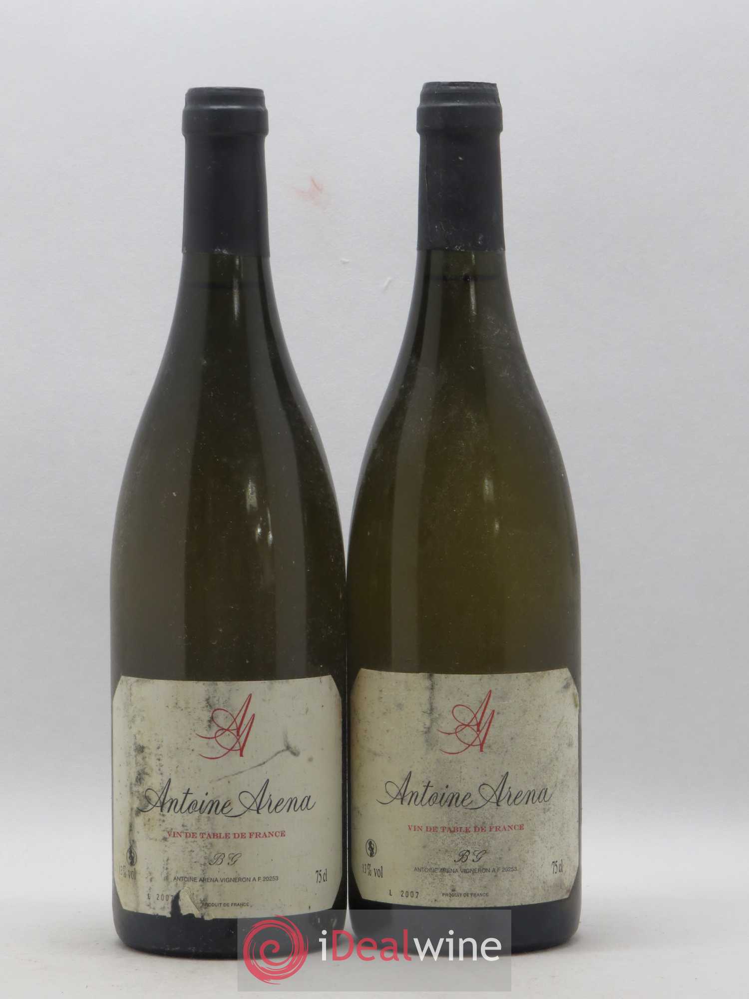 Vin de France Bianco Gentile Antoine Arena 2007 - Lot de 2 bouteilles - 0