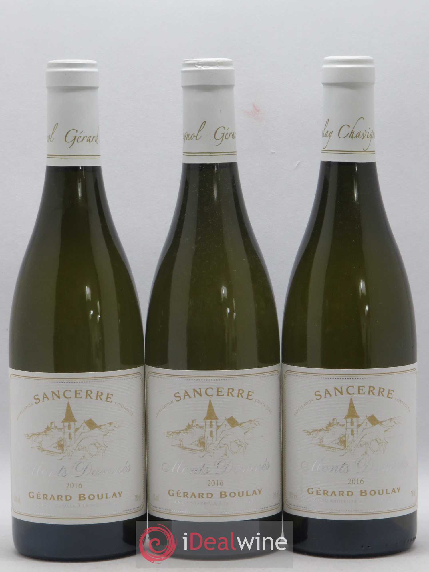 Sancerre Monts Damnés Gérard Boulay 2016 - Lot de 3 bouteilles - 0