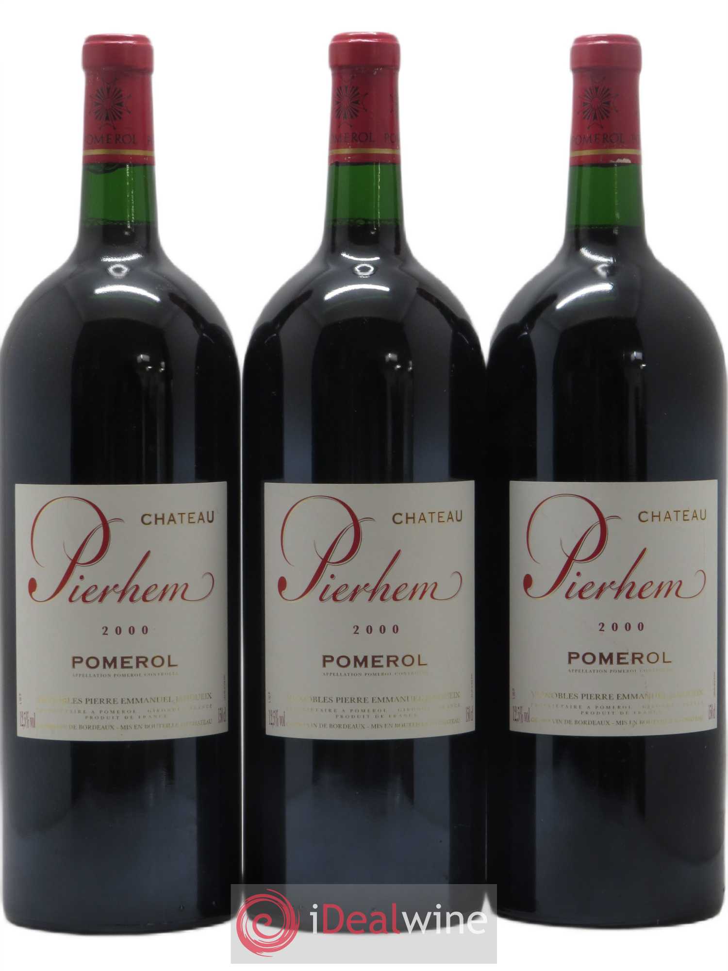 Château Pierhem 2000 - Lot de 3 magnums - 0
