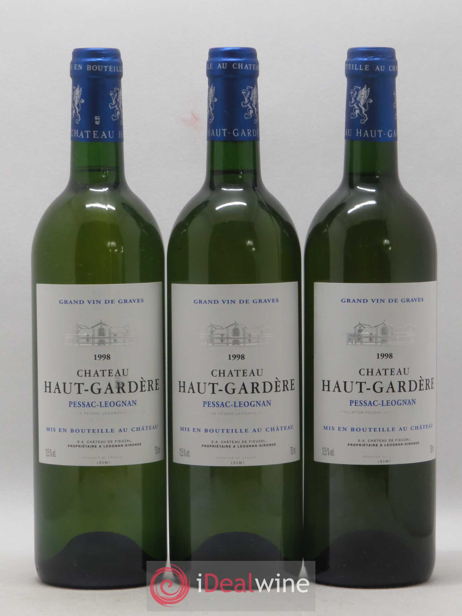 Château Haut-Gardère 1998 - Lot de 6 bouteilles - 1